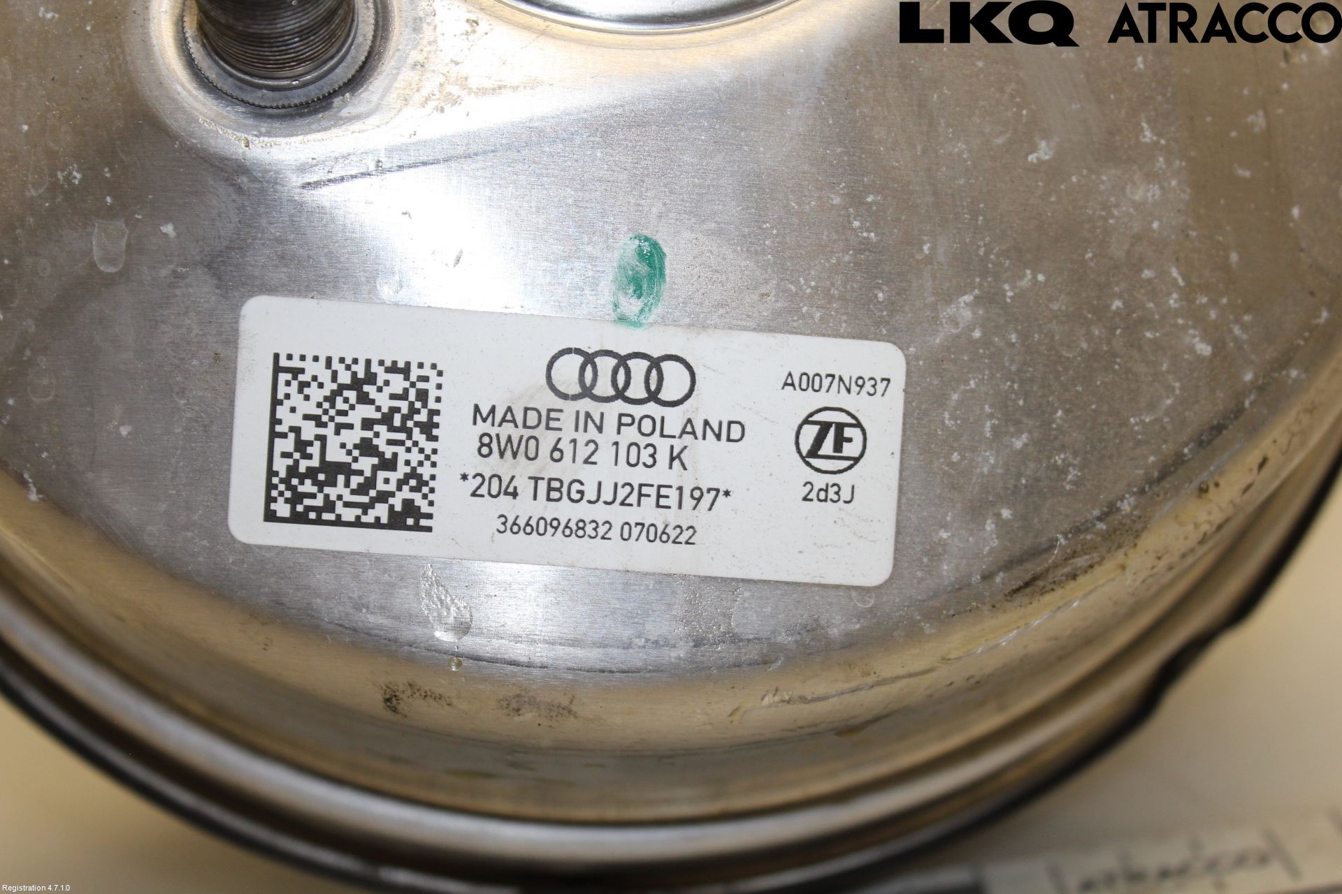 Audi A4/S4 B9 20- Bromsservo