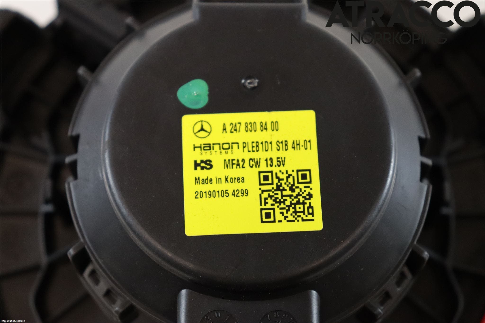 Mercedes-Benz MB A-KLASS (W177) 18- Värmefläkt