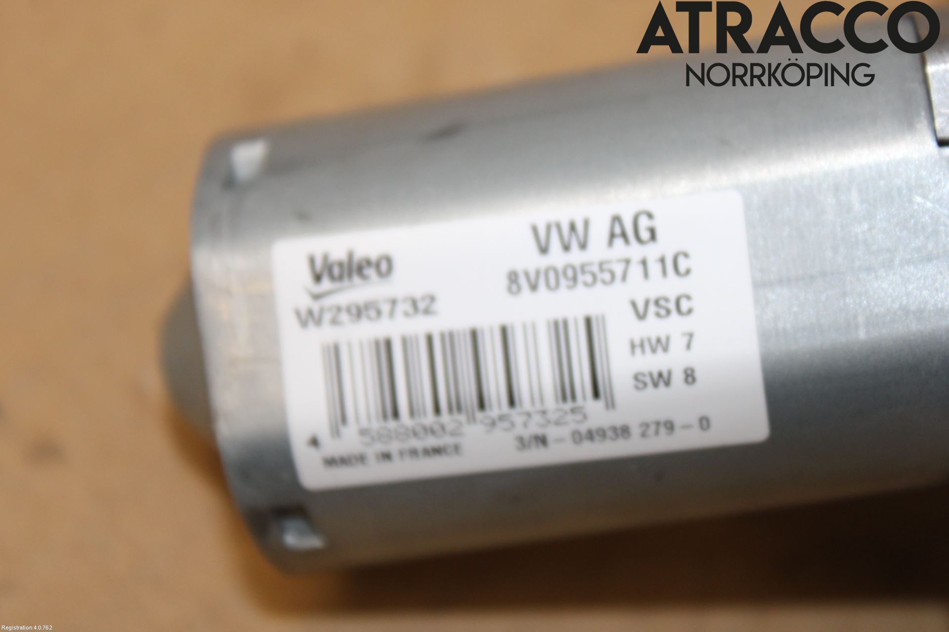 Audi A3/S3 8Y 21- Torkarmotor Baklucka