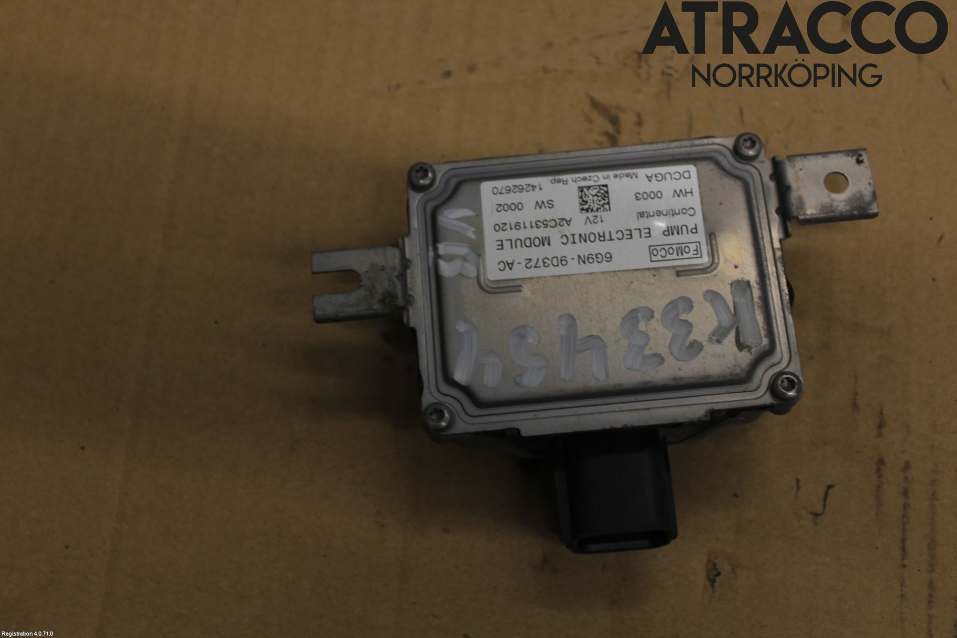 Volvo V60 11-13 Styrenhet Bränslepump