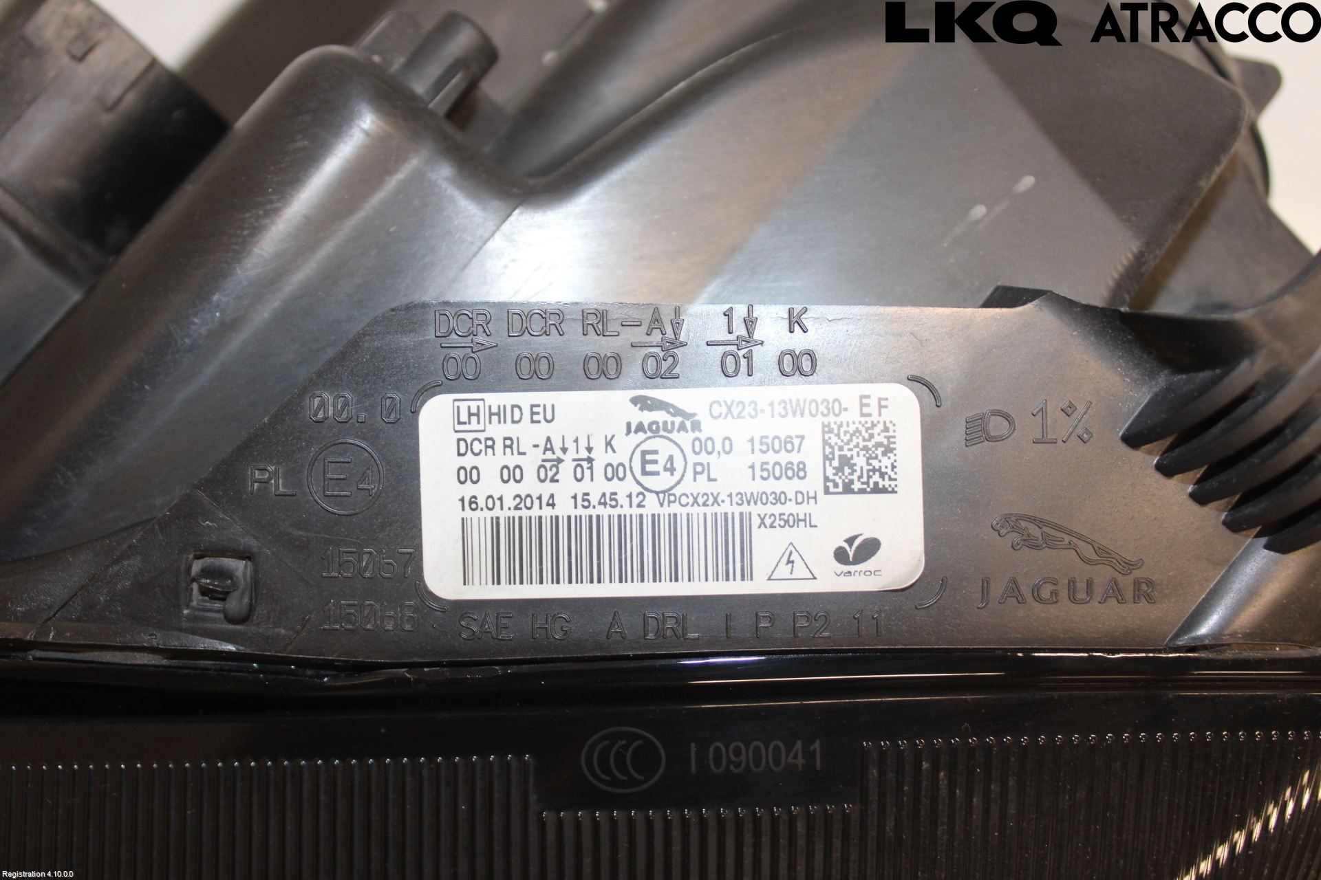 Jaguar XF 08-15 Strålkastare Vänster