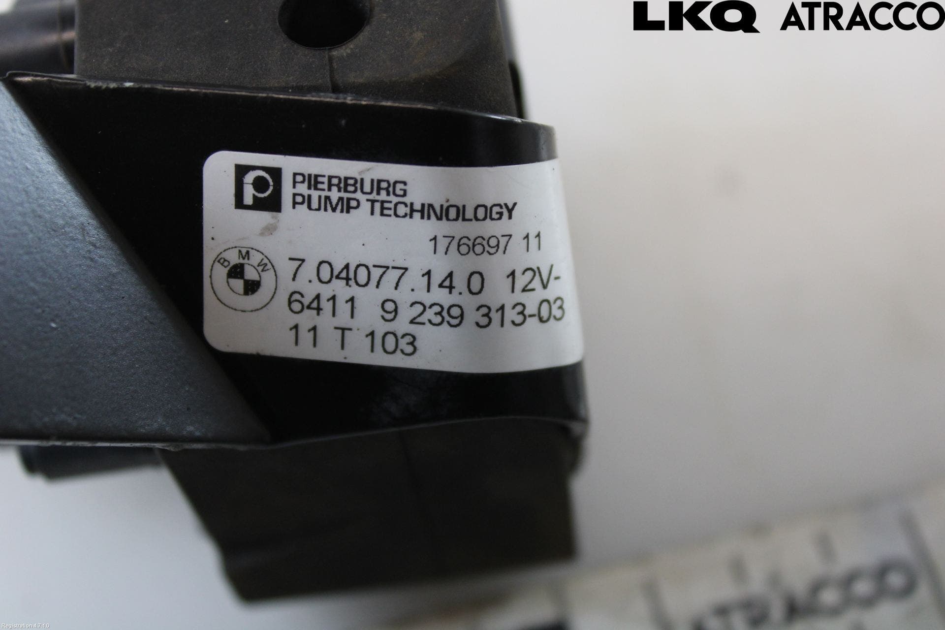 BMW 5 F10/F11/F18 09-17 Värme Cirkulationspump