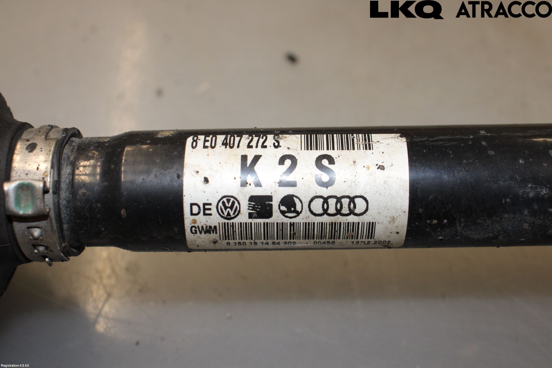 Audi A4/S4 01-05 Drivaxel Fram Höger