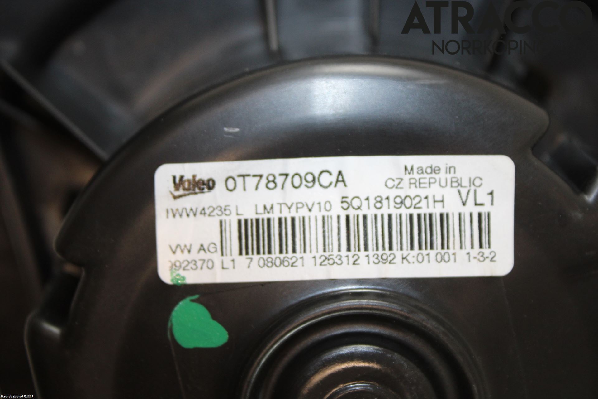 Audi Q3 F3 19- Värmefläkt