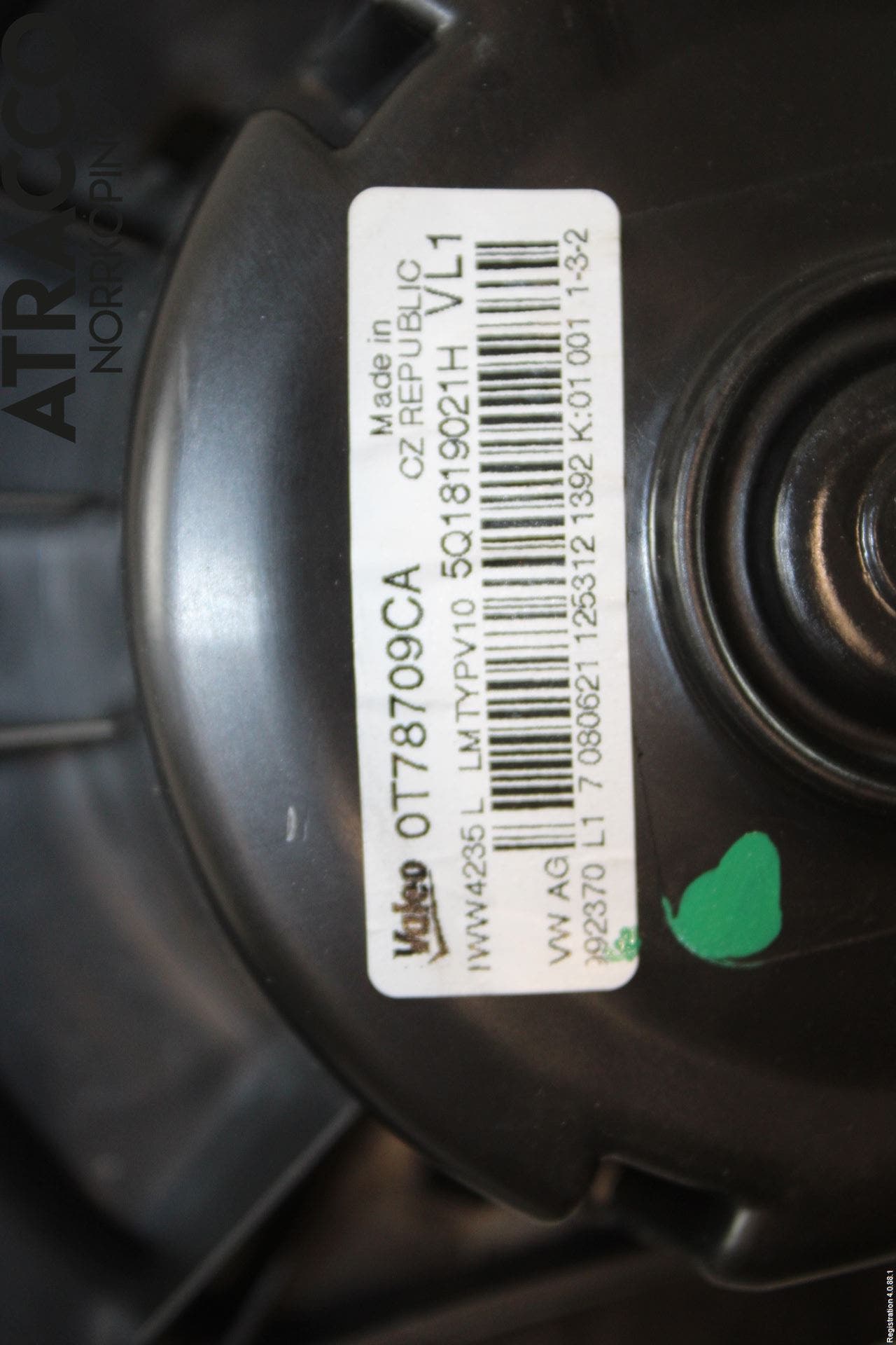 Audi Q3 F3 19- Värmefläkt