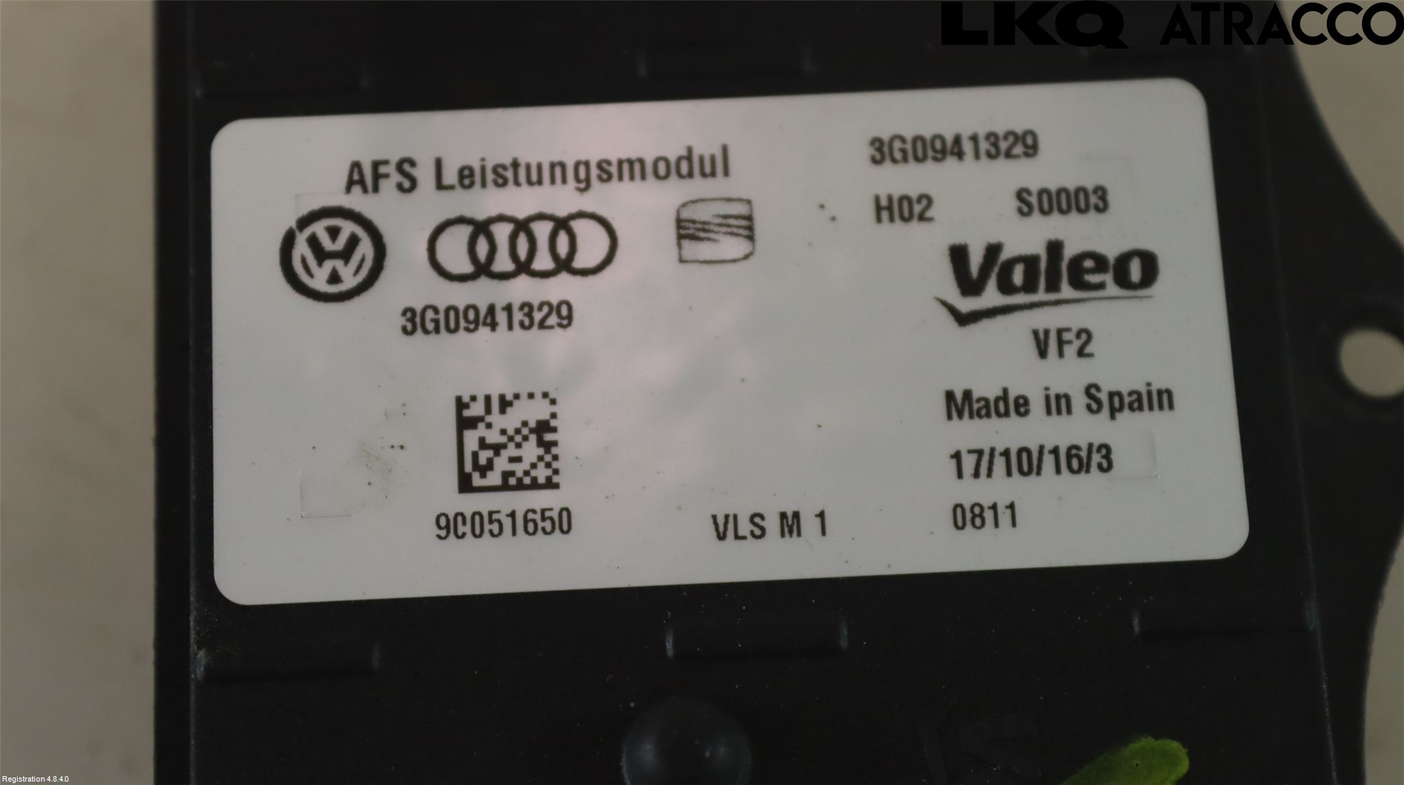 Volkswagen VW PASSAT 15-19 Styrenhet Strålkastare