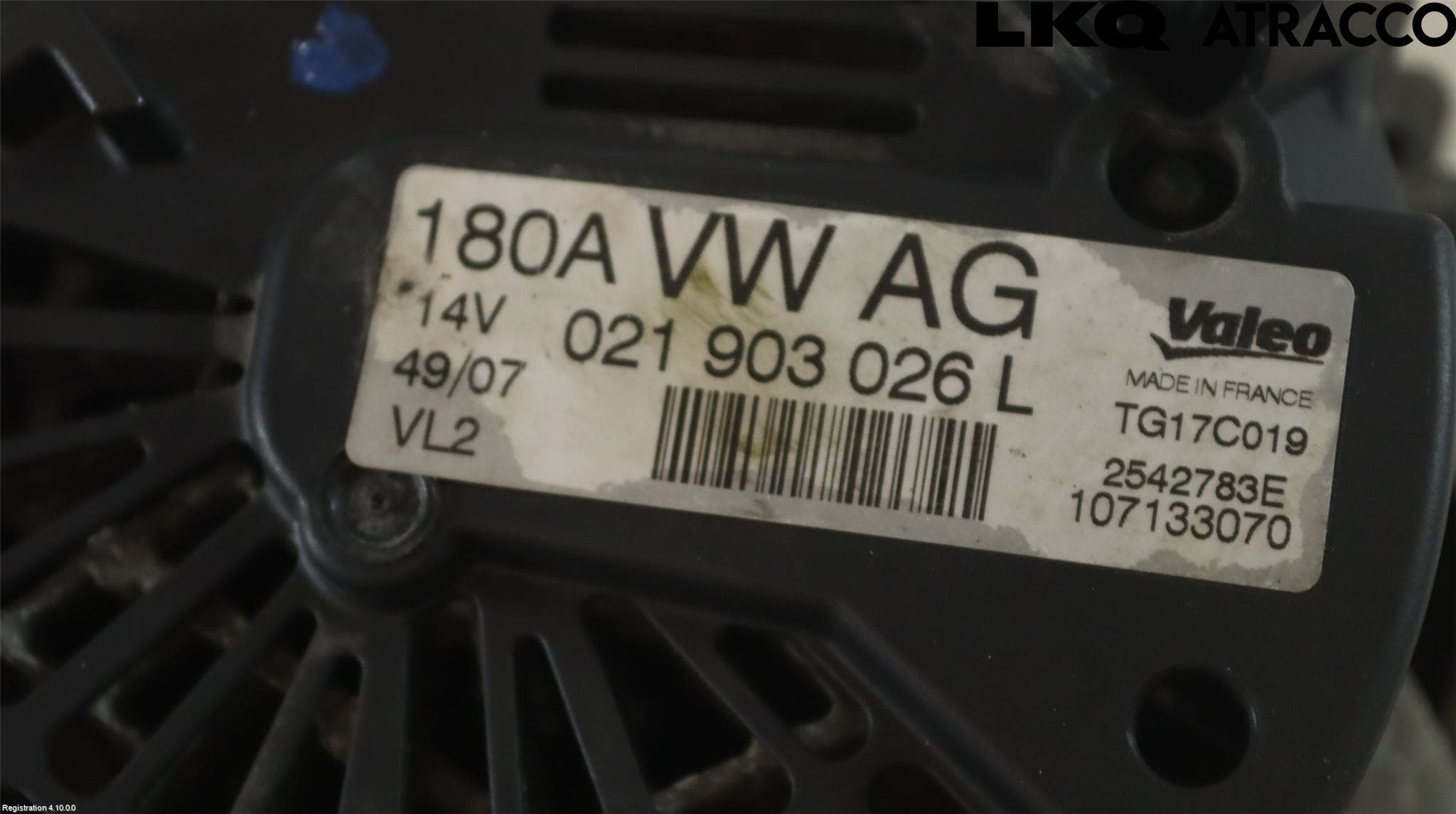 Volkswagen VW PASSAT 05-11 Generator