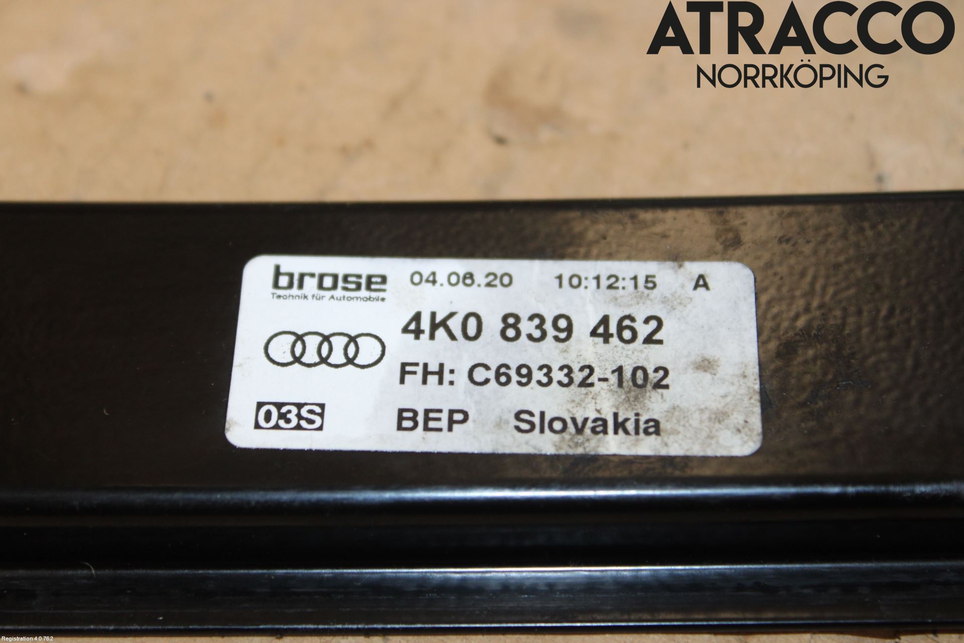 Audi A6 F2/C8 19- Fönsterhiss El Kompl