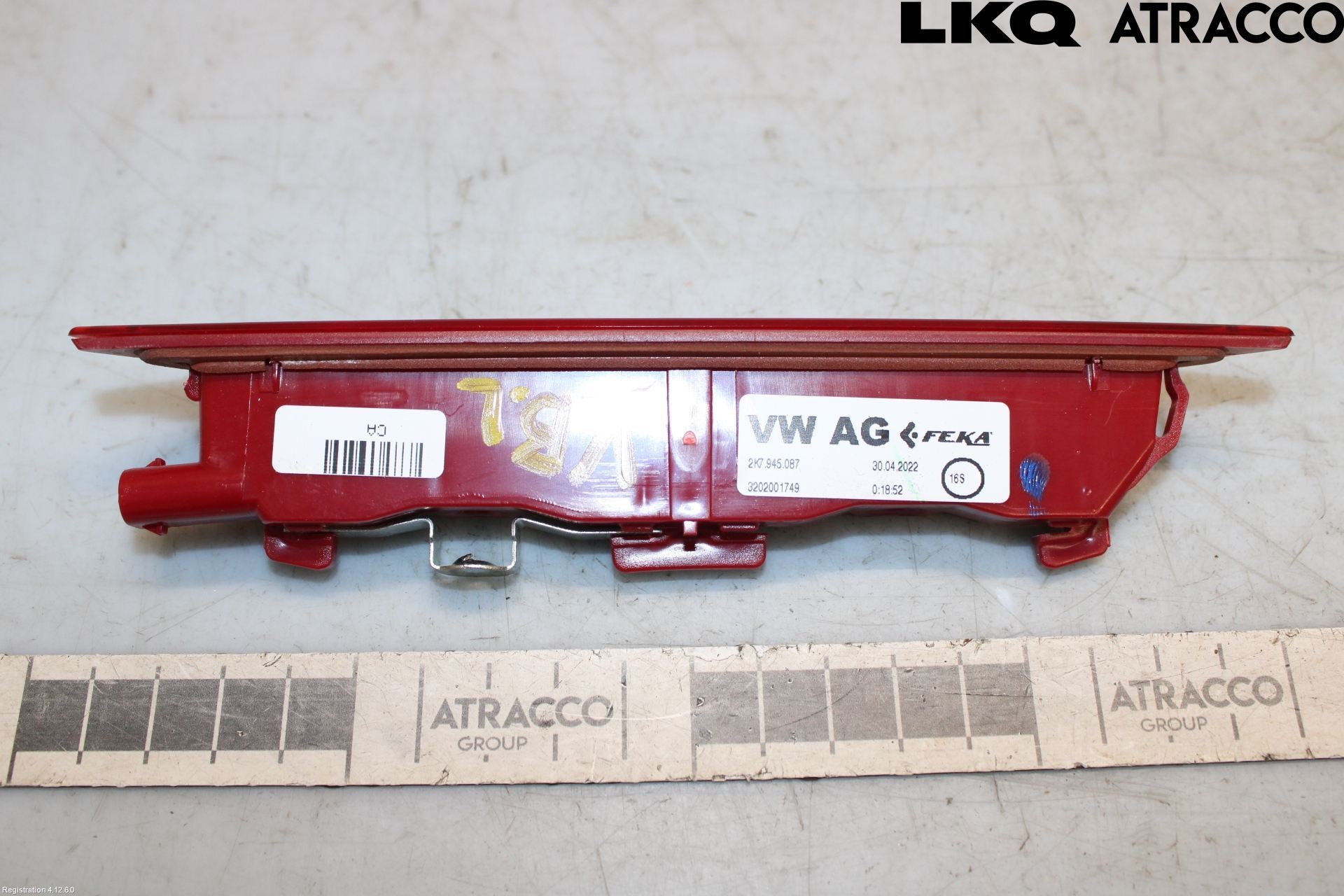 Volkswagen VW CADDY 21- Bromsljus Bakruta