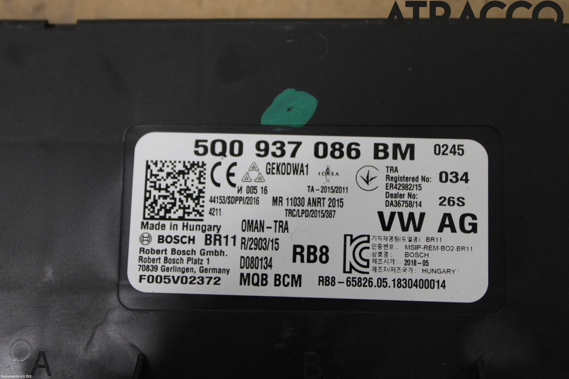 Volkswagen VW PASSAT 15-19 Komfort Styrdon