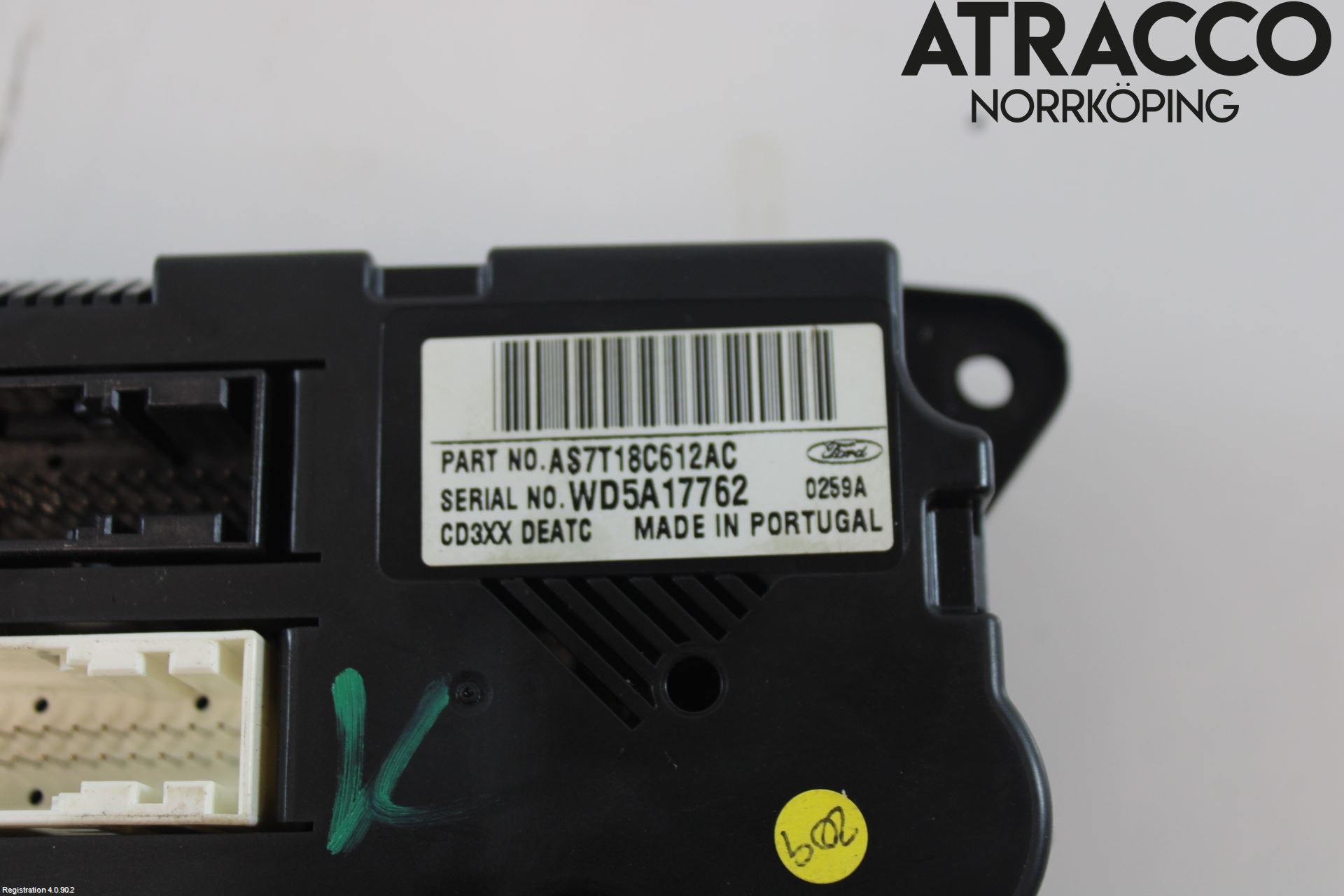 Ford S-MAX 06-15 Värmereglage