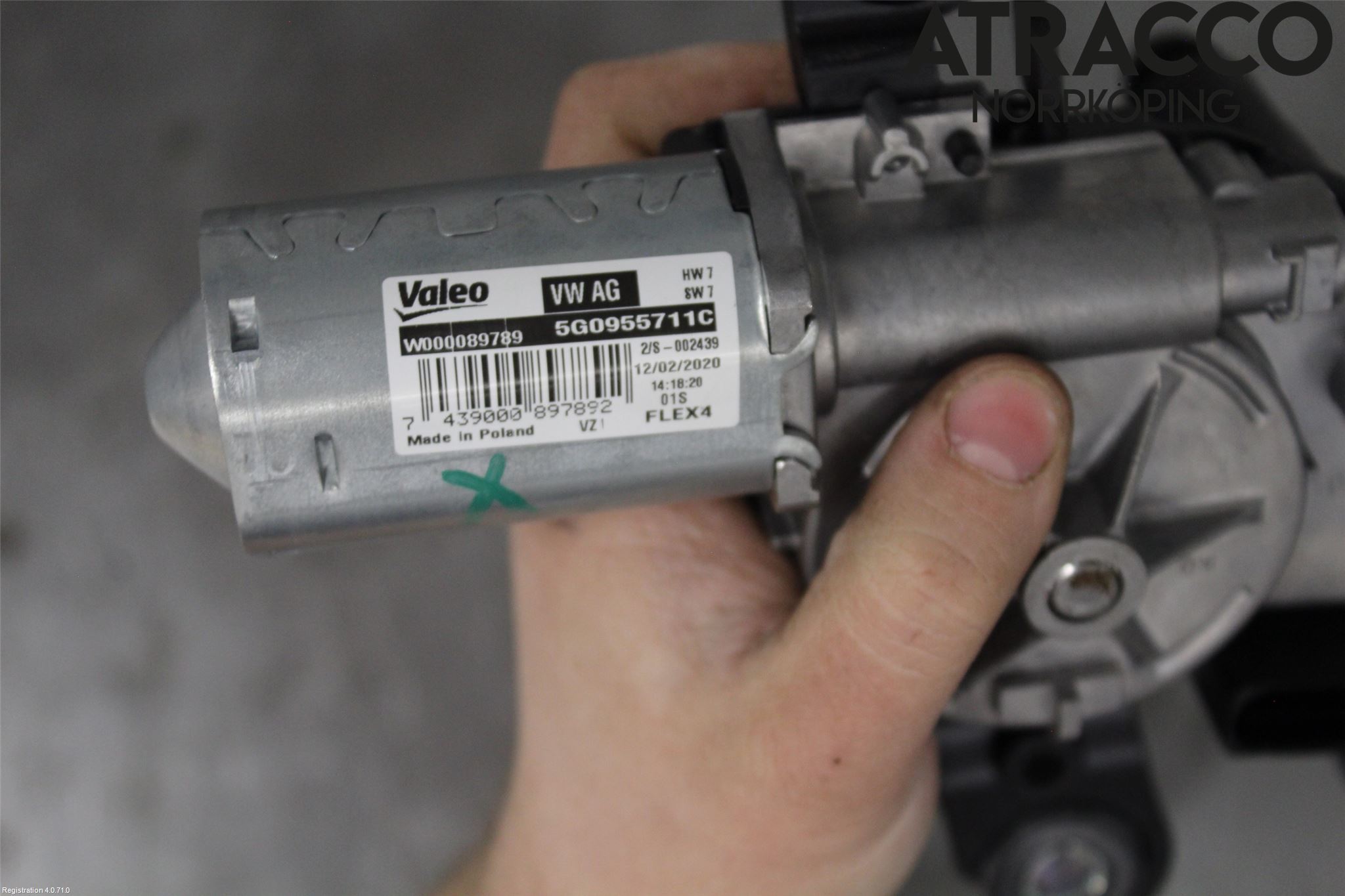Skoda KAMIQ 20- Torkarmotor Baklucka