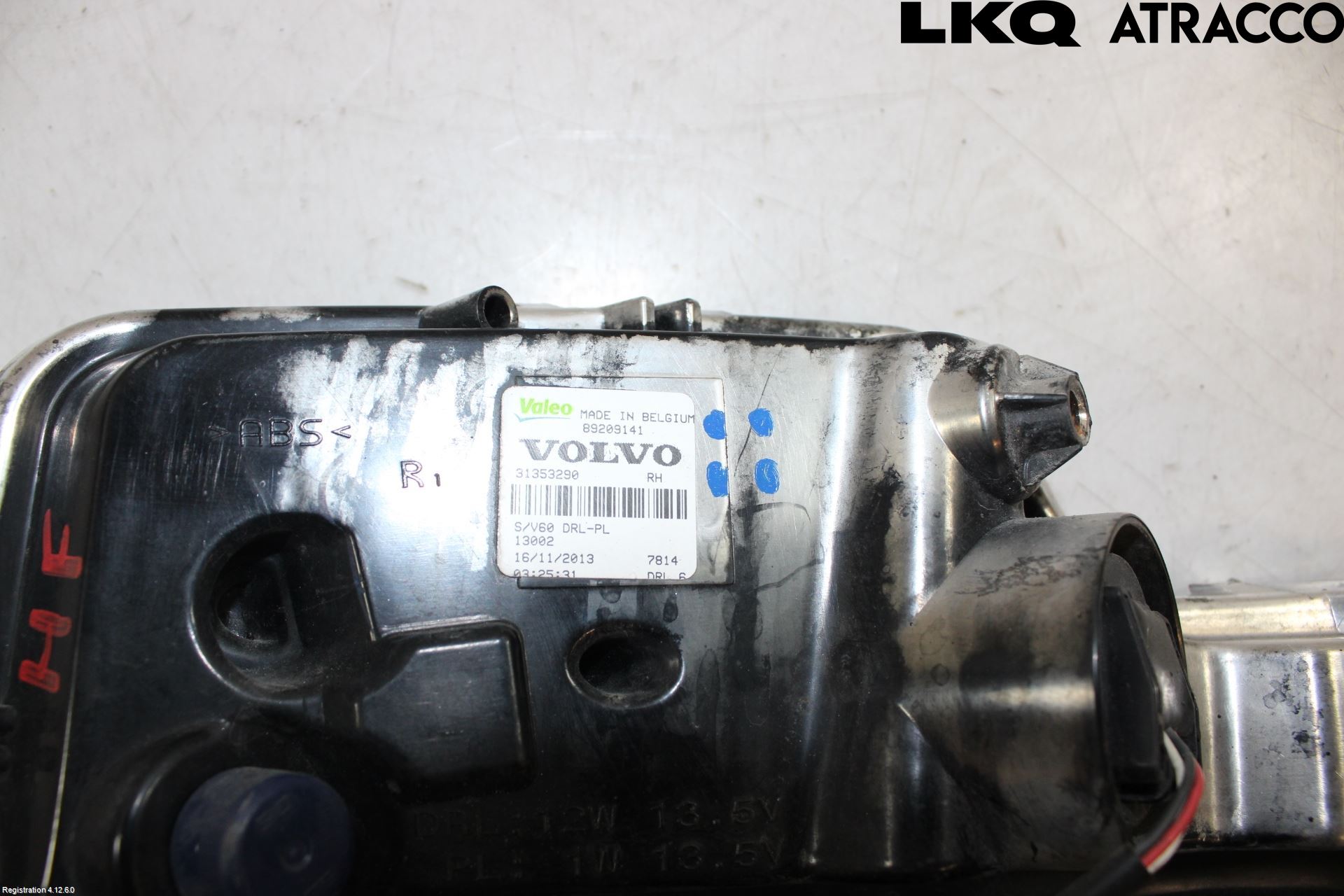 Volvo V60 14-18 Positionsljus Fram Hö