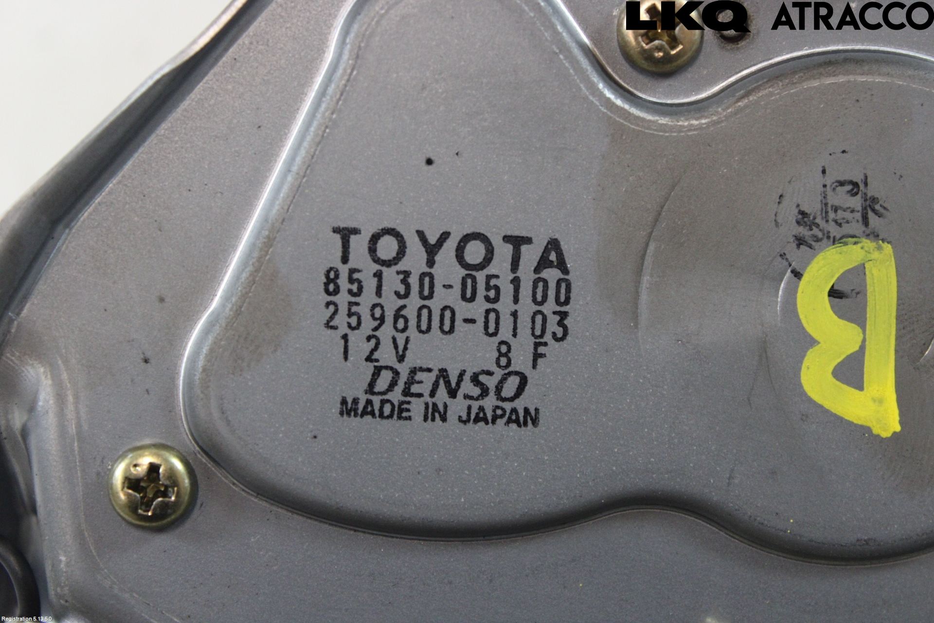 Toyota AVENSIS 03-06 Torkarmotor Baklucka