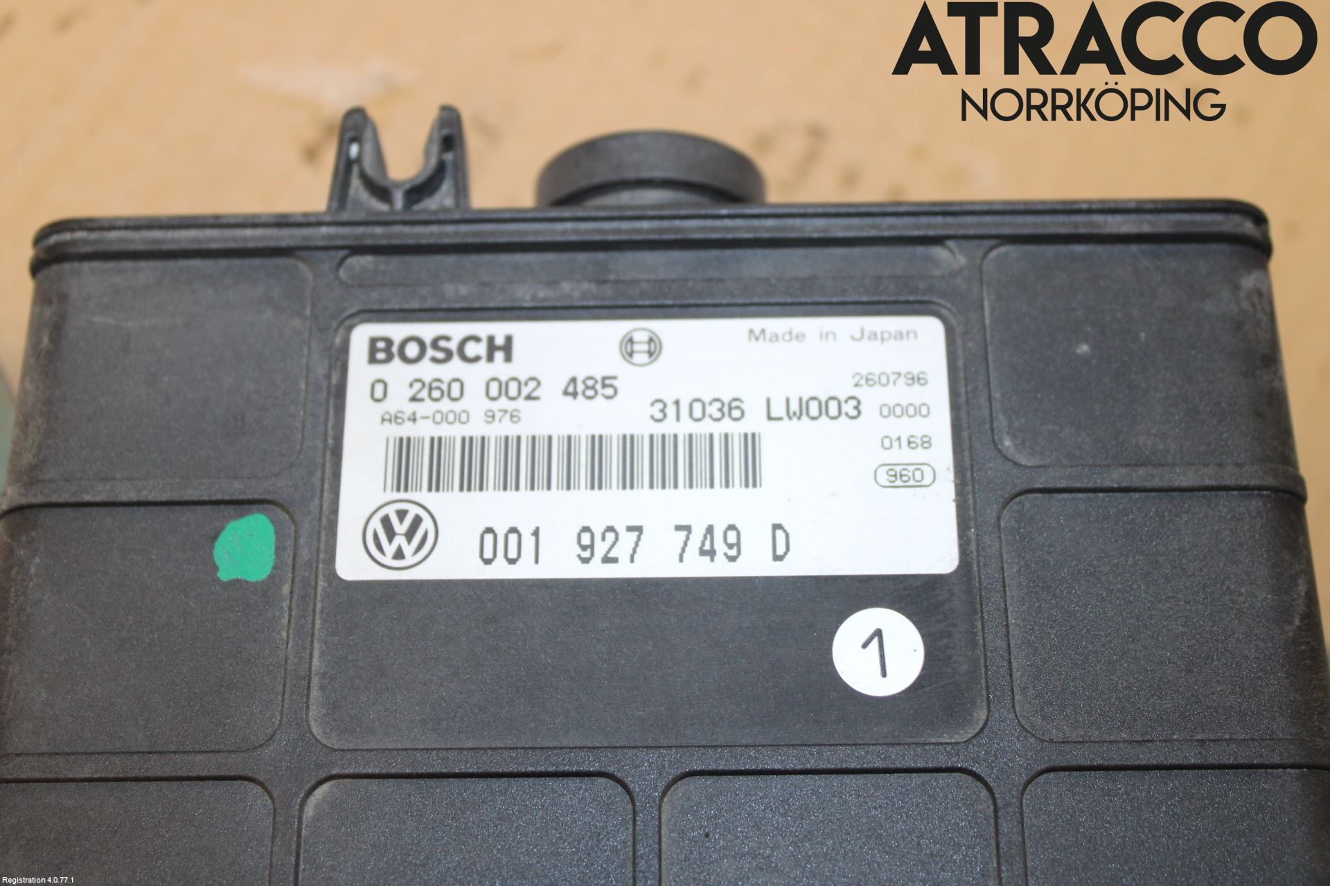 Volkswagen VW POLO 95-01 Styrenhet Växellåda