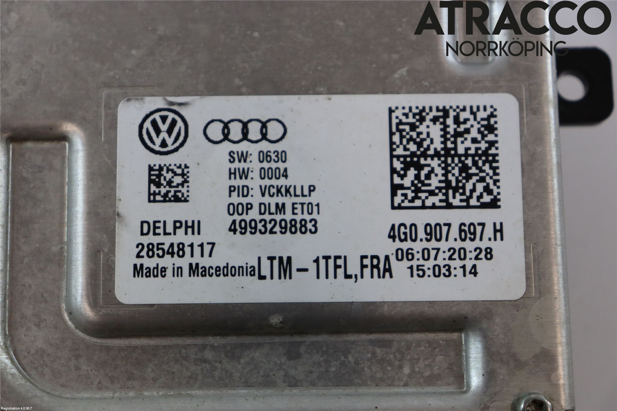 Volkswagen VW TIGUAN 16-24 Styrenhet Strålkastare