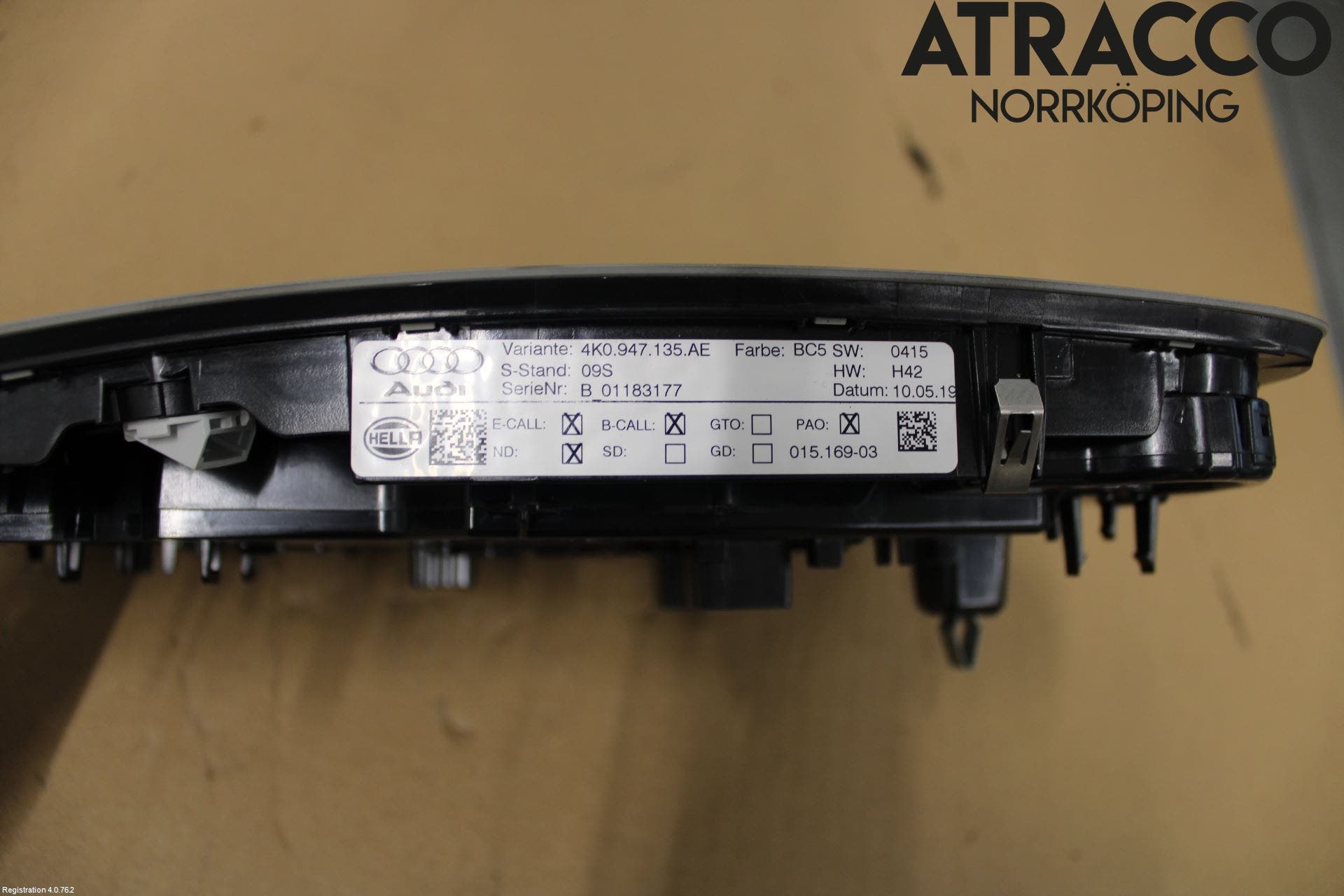 Audi A4/S4 B9 20- Innerbelysning