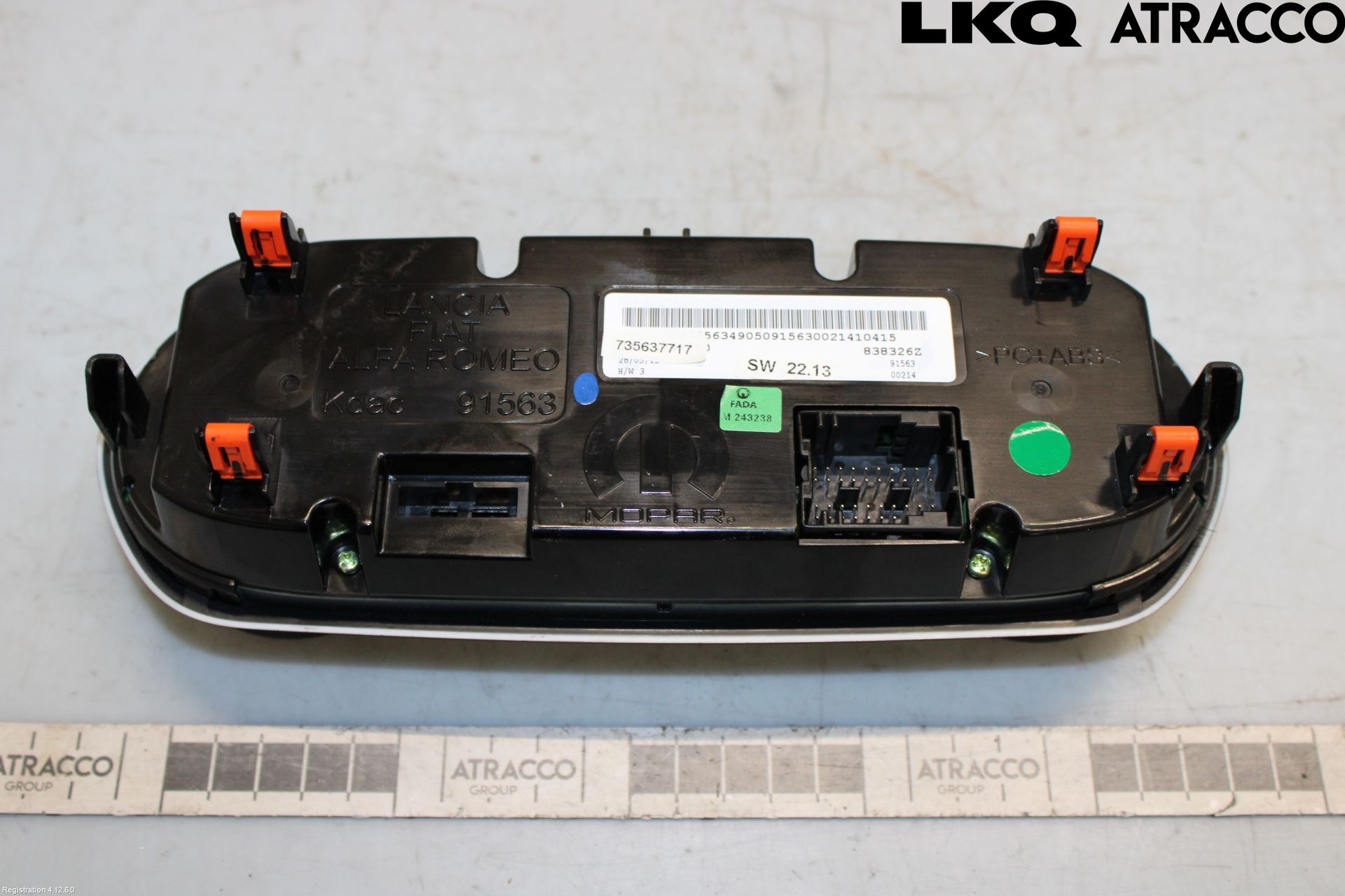 Jeep RENEGADE Värmereglage