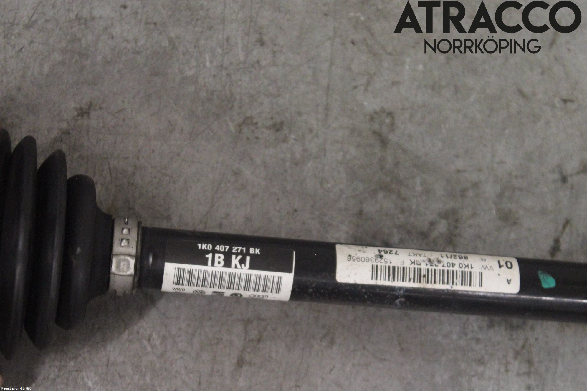 Volkswagen VW GOLF / E-GOLF VII 13-20 Drivaxel Fram Vänster