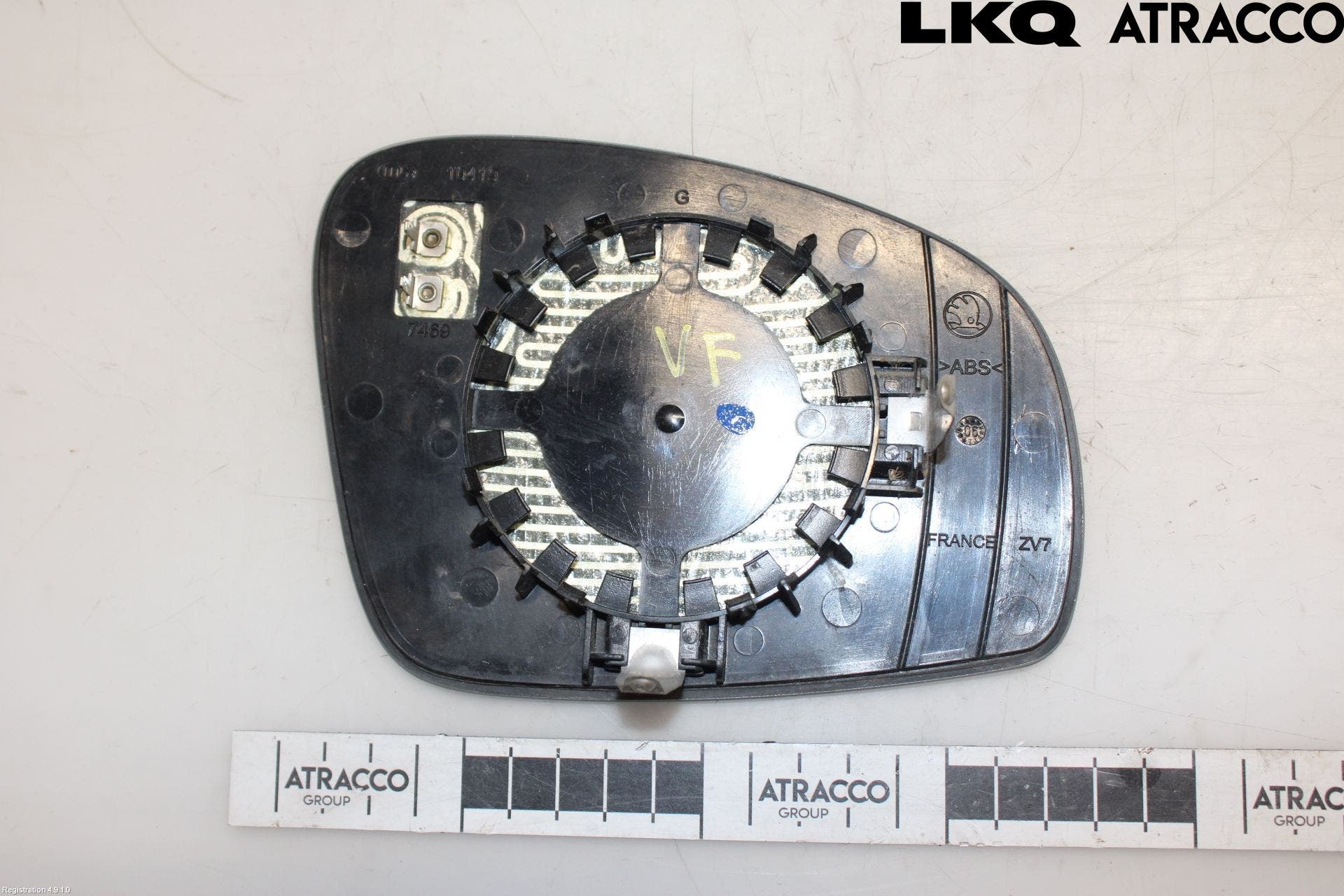 Skoda ROOMSTER Spegelglas Vä