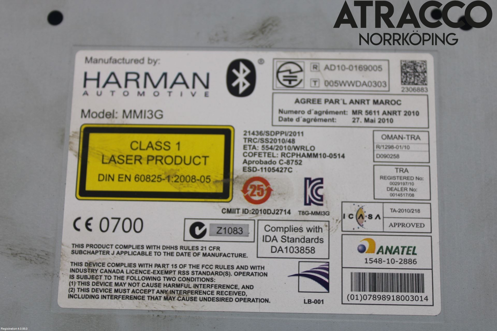 Audi A4 12-15 Cd Radio - Multimediapanel