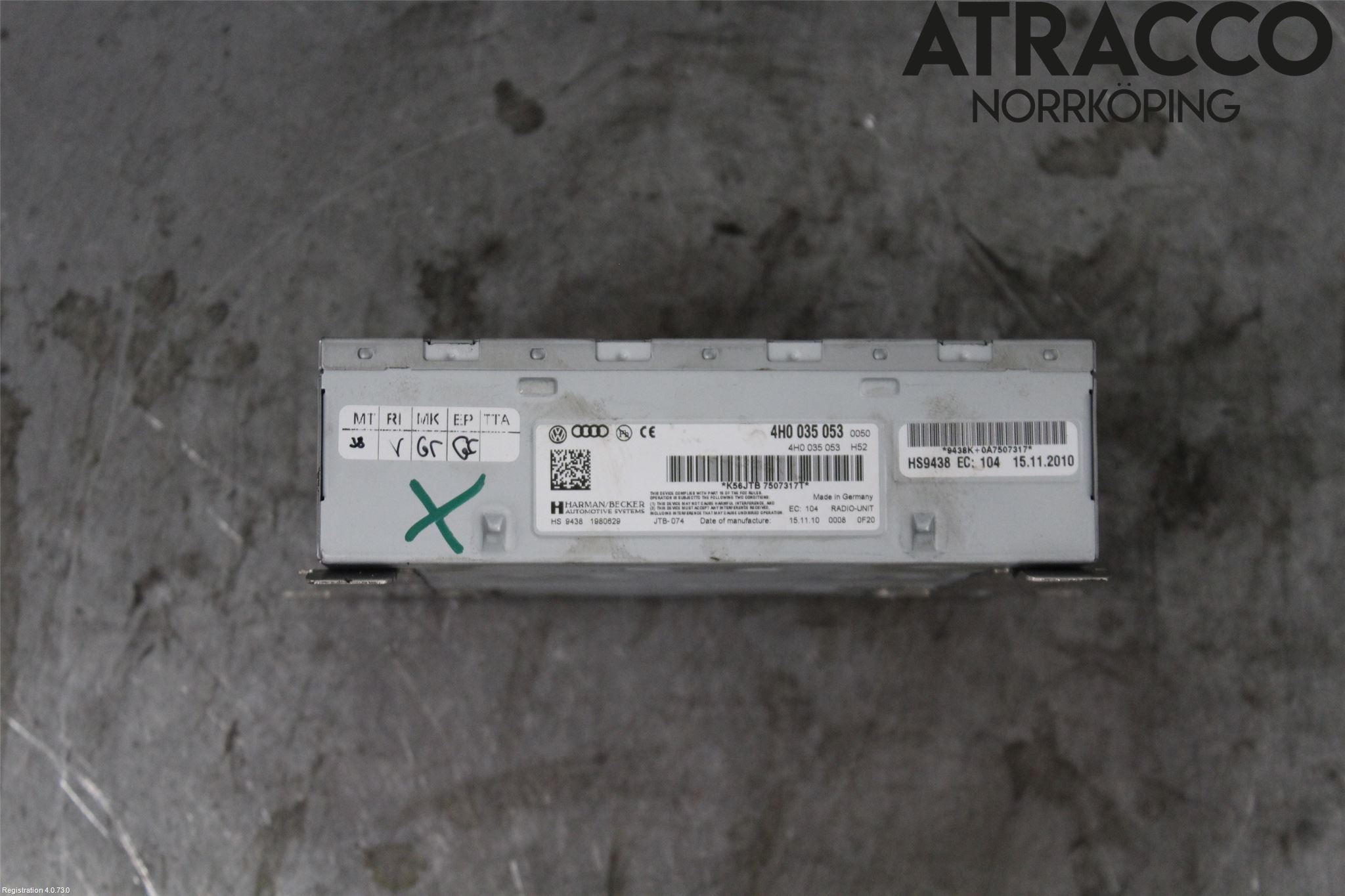 Audi A8/S8 4H 10-17 Radio