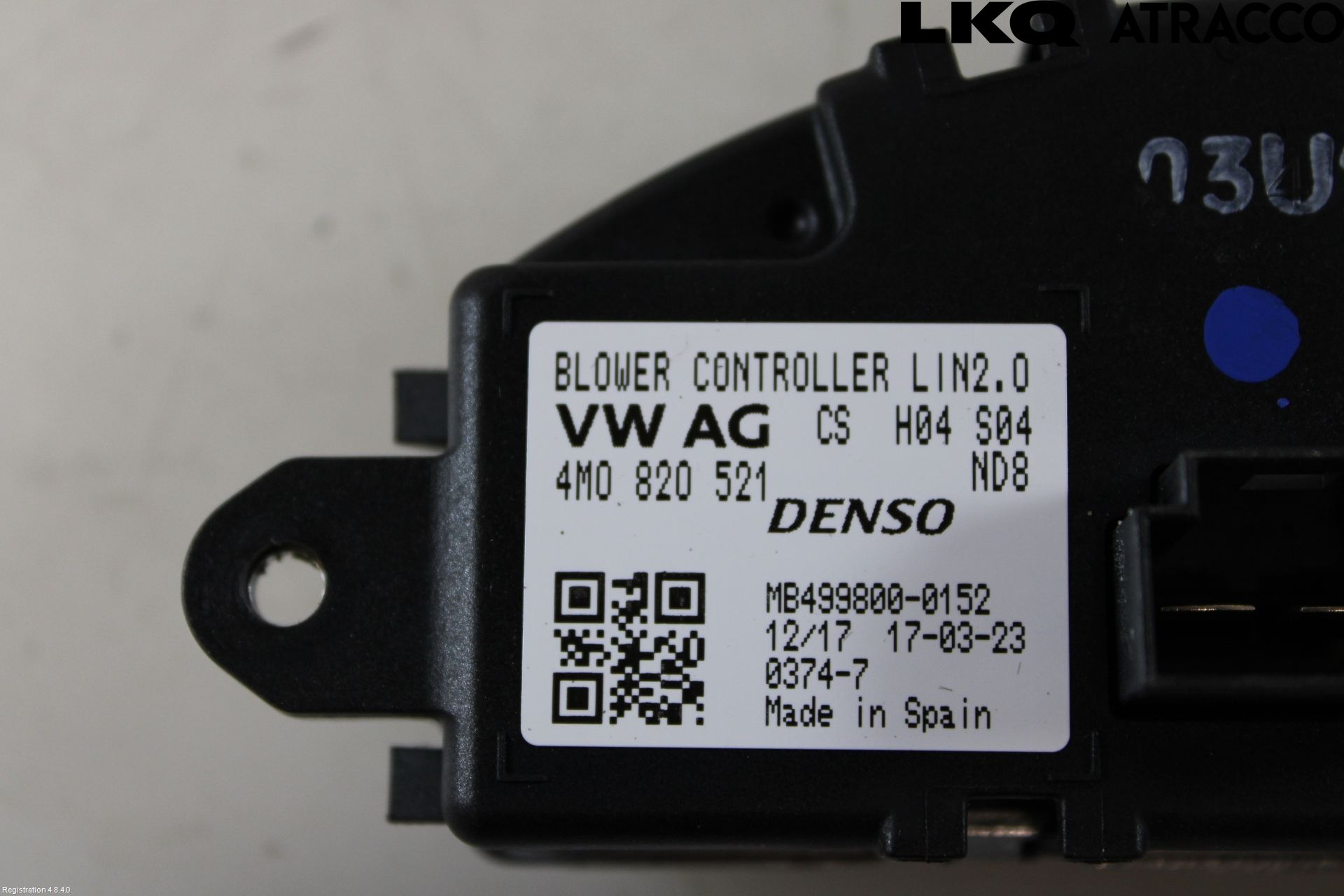 Audi Q7/SQ7 Värmefläktsmotstånd