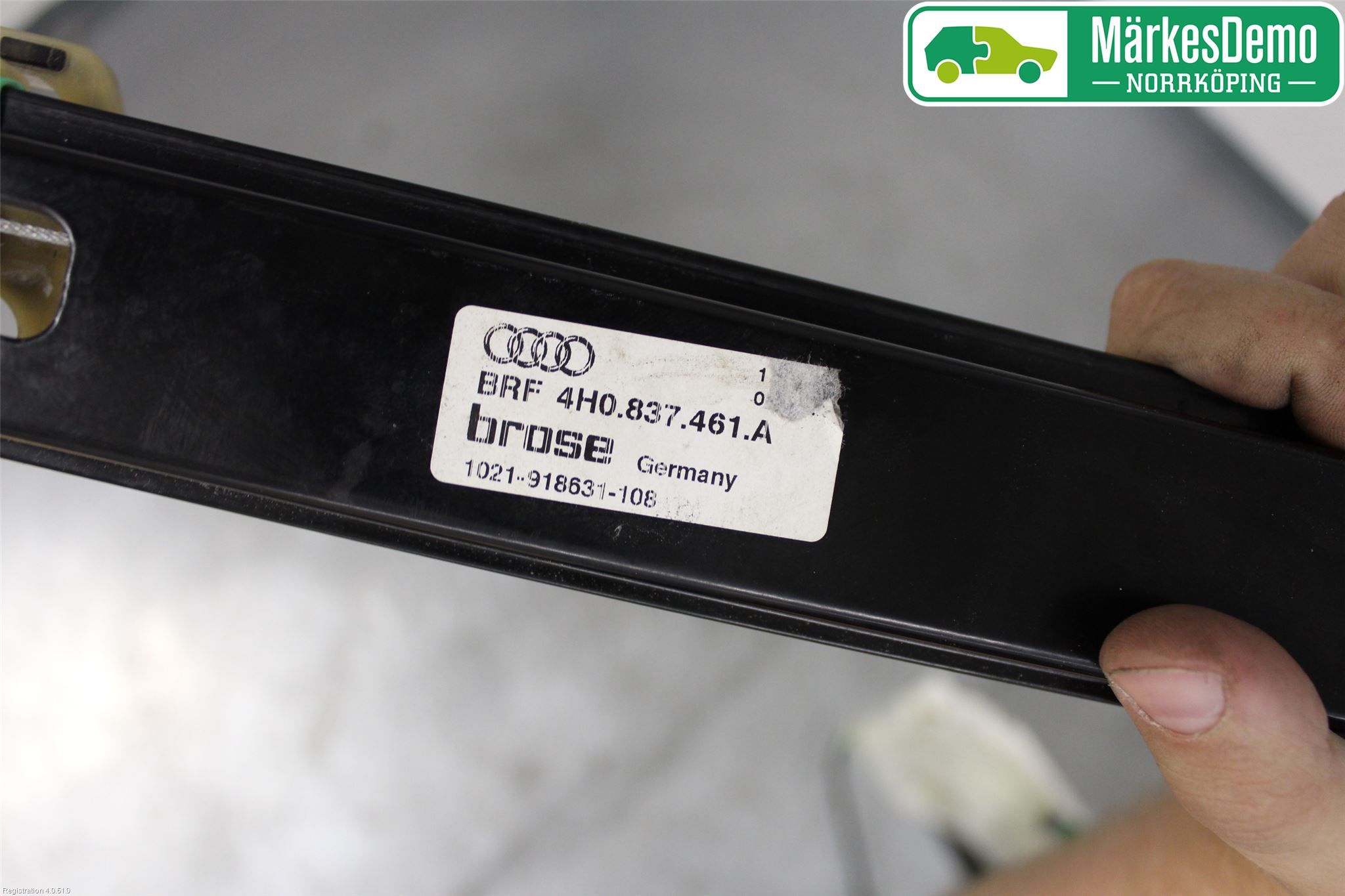Audi A8/S8 4H 10-17 Fönsterhiss El Kompl