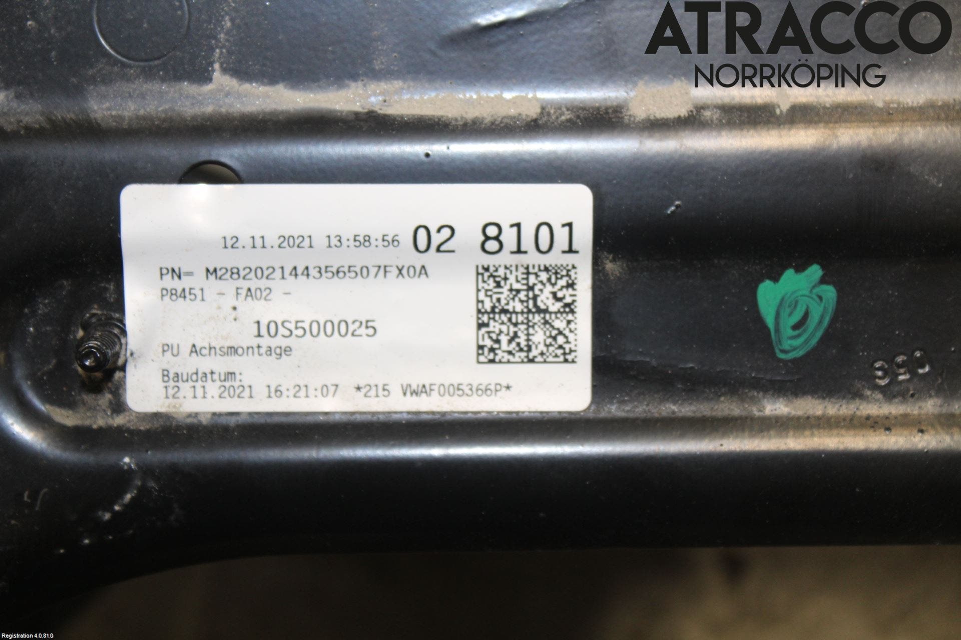 CUPRA BORN 22- Bakaxelbalk