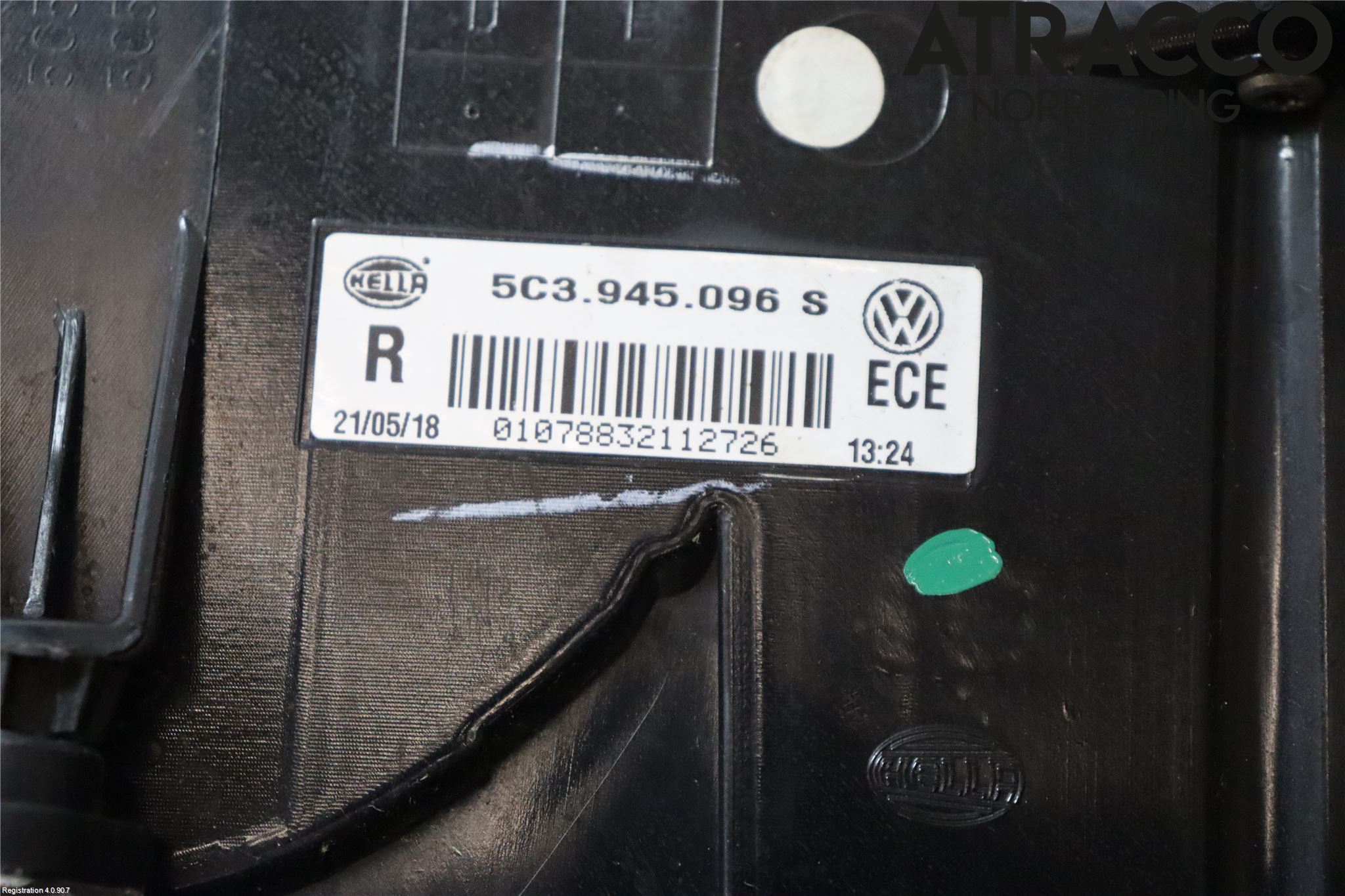 Volkswagen VW BEETLE 12- Bakljus Höger