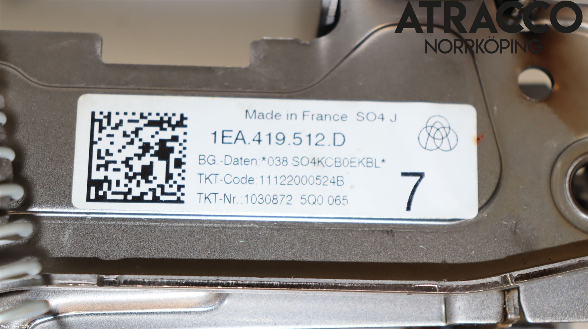 Volkswagen VW ID.3 21- Rattaxelagg Justerbart