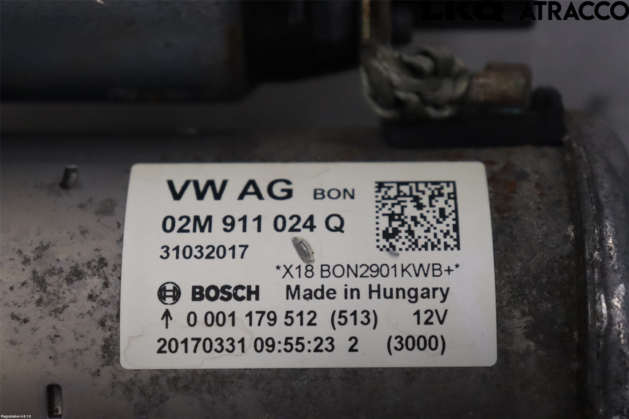 Volkswagen VW POLO 10-17 Startmotor