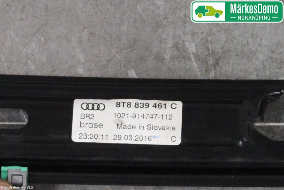 Audi A5 07-16 Fönsterhiss El Kompl