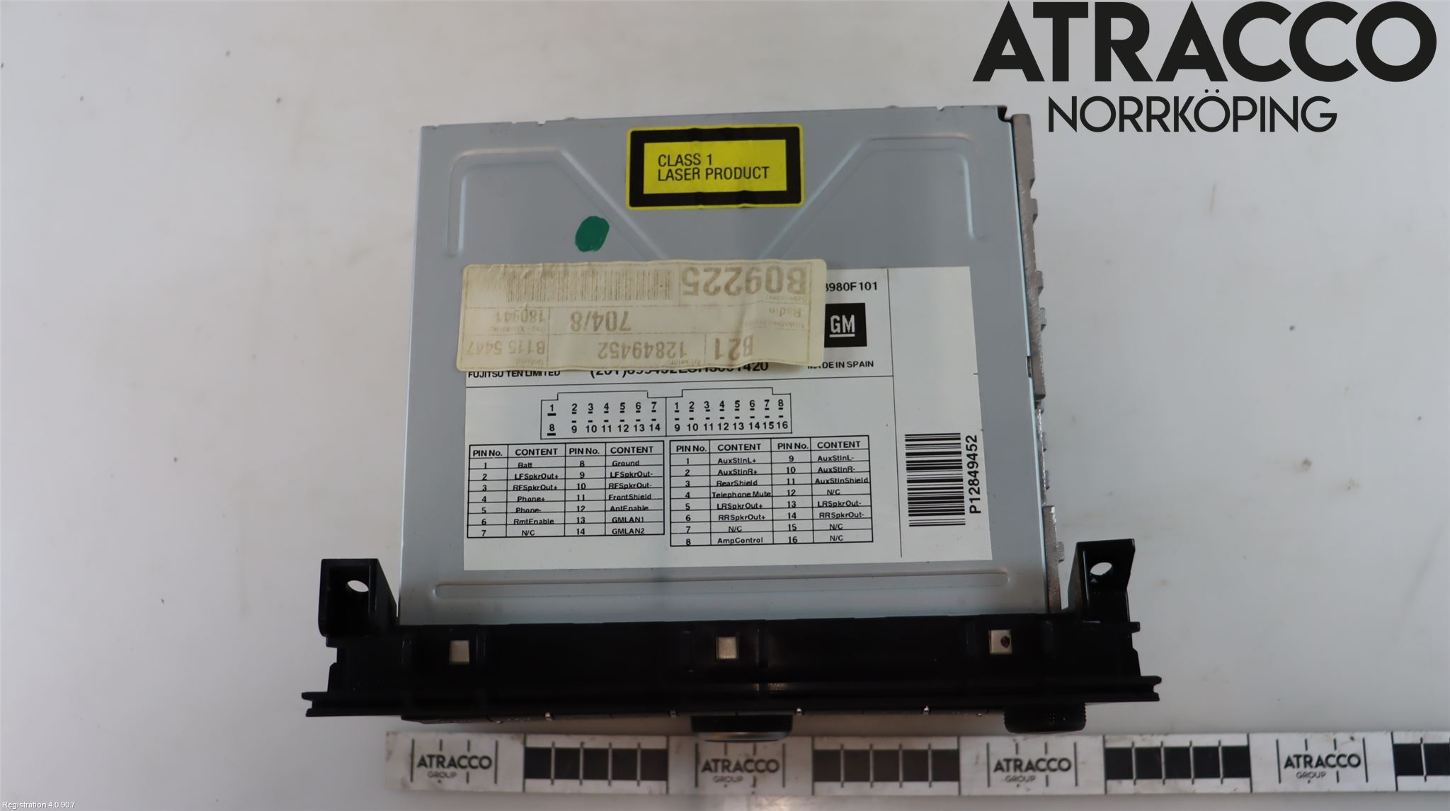 Saab 9-3 VER2/VER3 08-15 Cd Radio - Multimediapanel