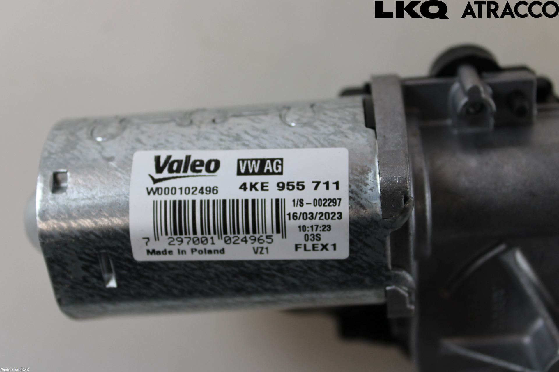 Audi A4/S4 B9 20- Torkarmotor Baklucka