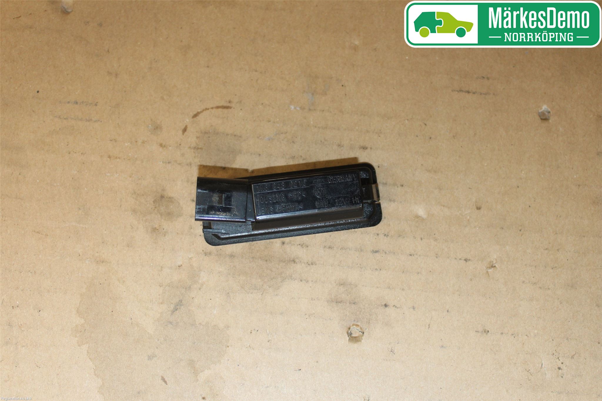 Volkswagen VW GOLF / E-GOLF VII 13-20 Skylt Belysning