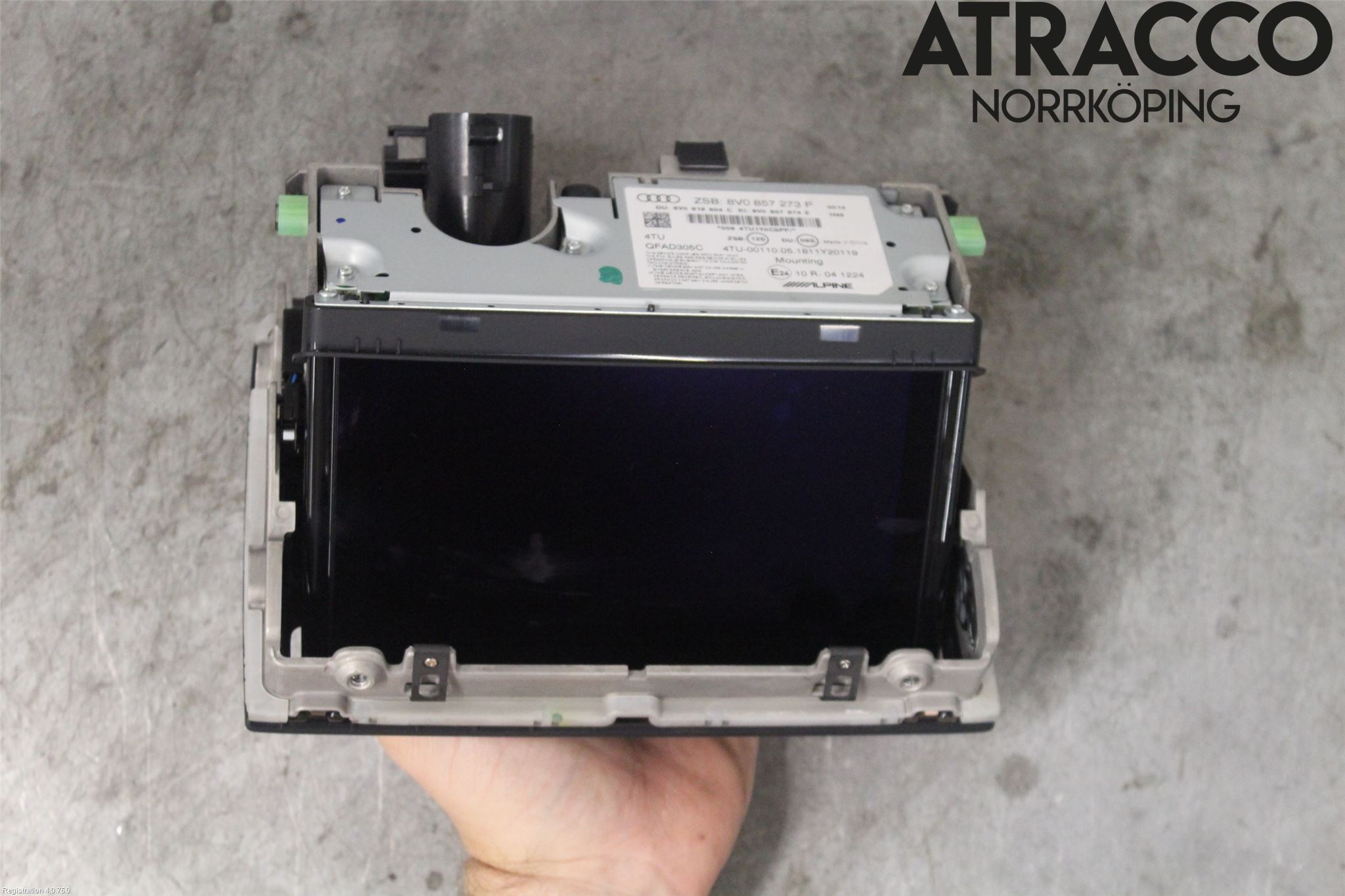 Audi A3/S3 8V 13-20 Bildskärm