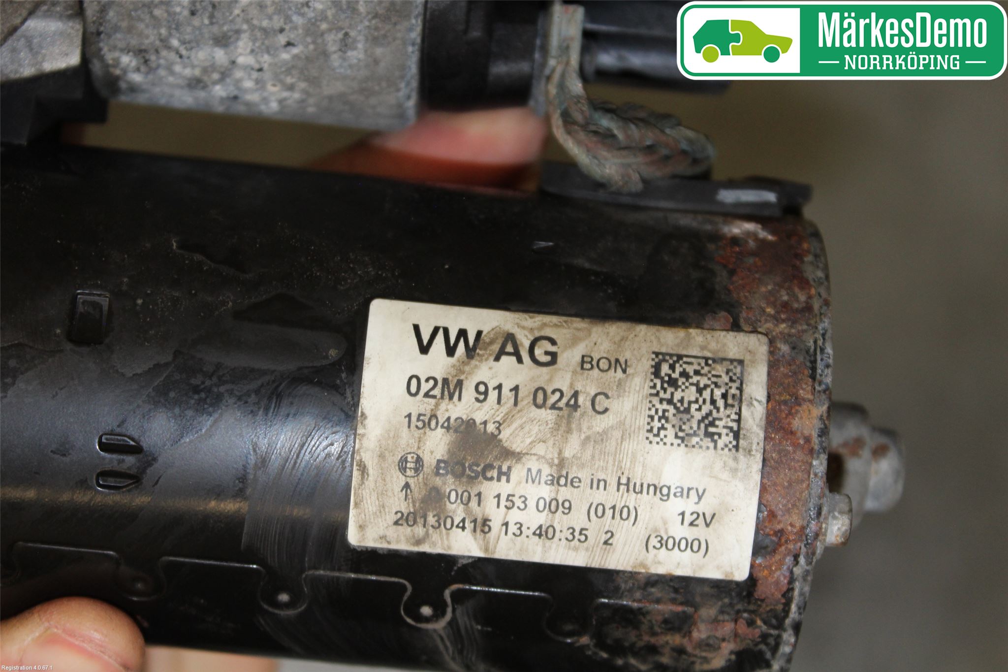 Volkswagen VW PASSAT 11-14 Startmotor Diesel