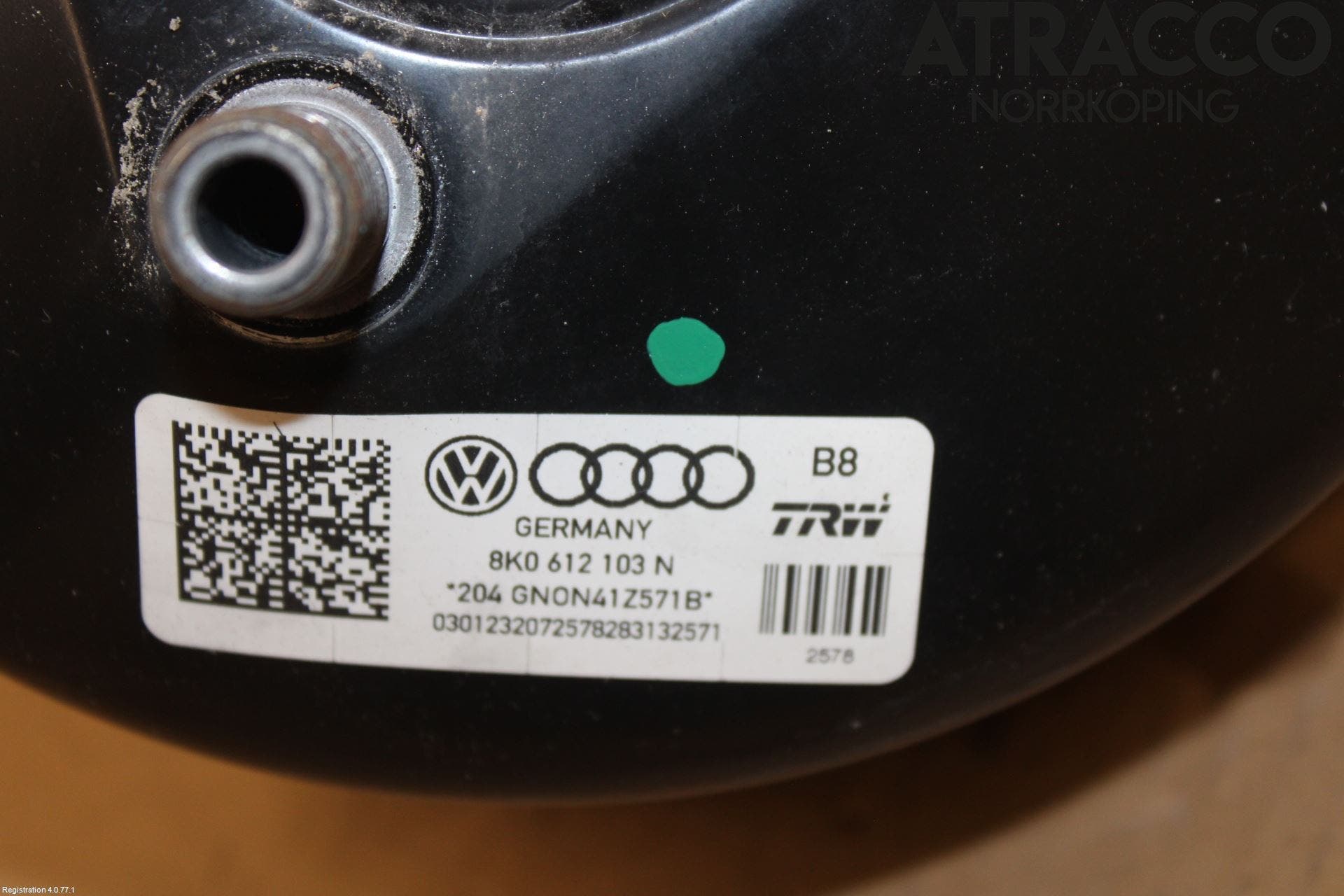 Audi A4 12-15 Bromsservo