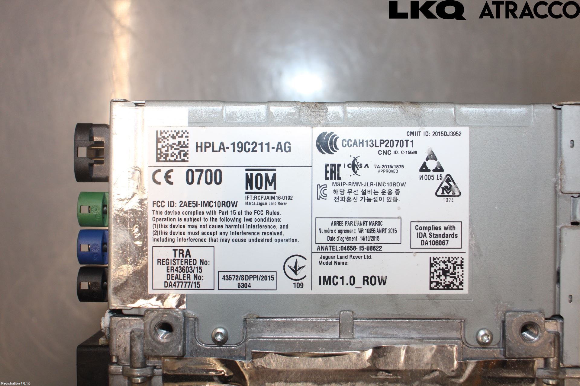 Jaguar XF (X260) 16-24 Cd Radio - Multimediapanel