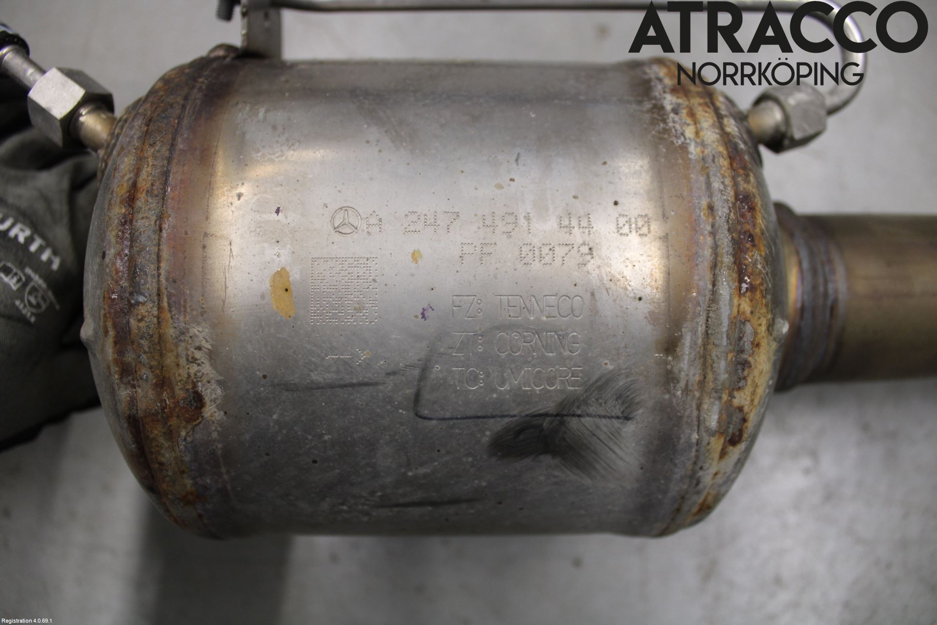Mercedes-Benz MB CLA-KLASS (C118/X118) 19- Avgas Partikelfilter