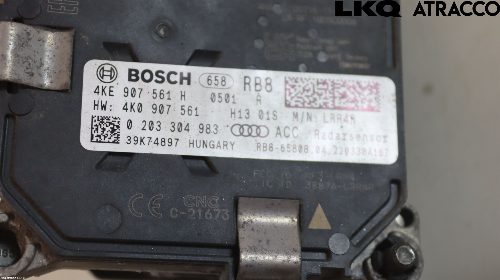 Audi E-TRON, S GE 19- Styrenhet Farthållare