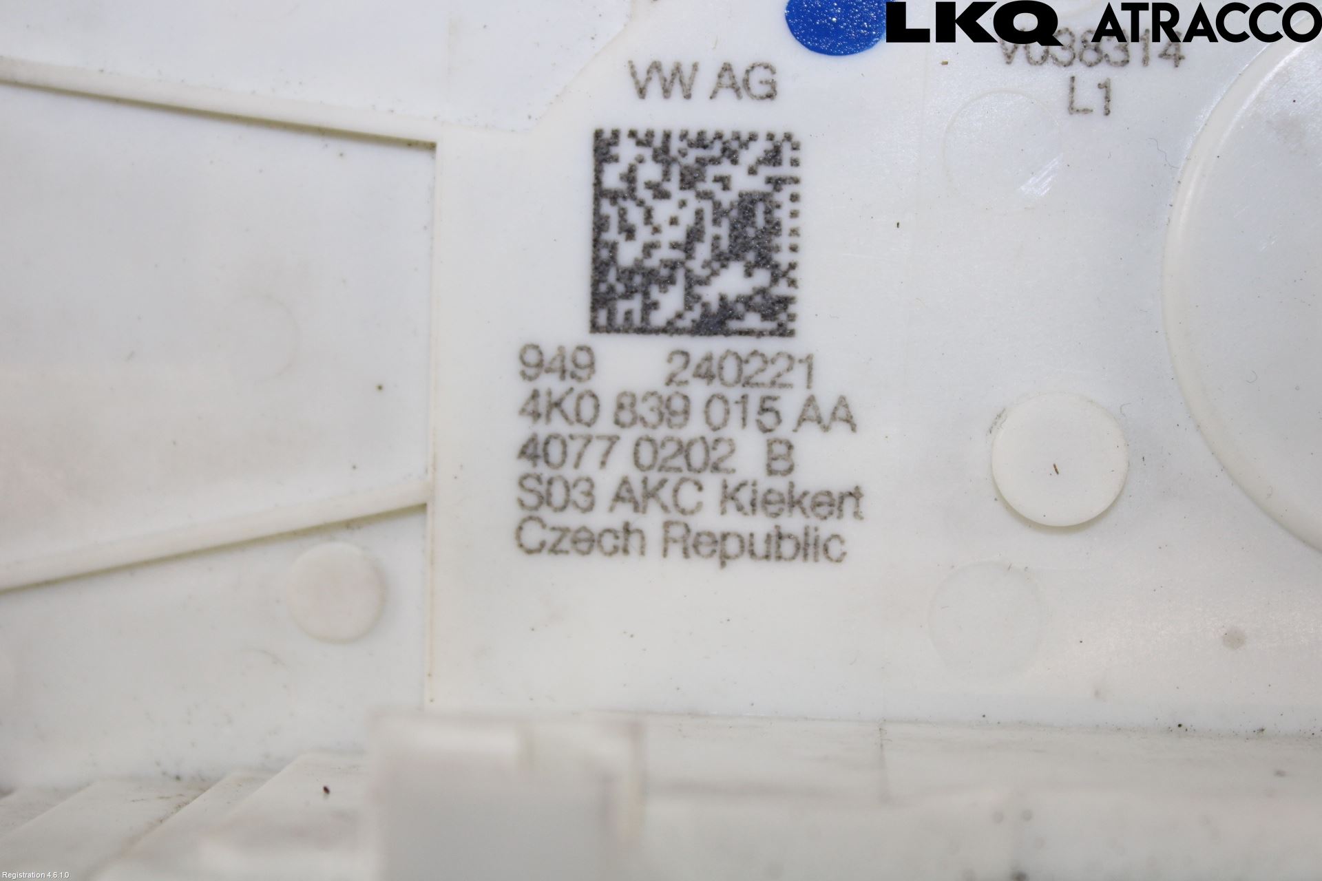 Volkswagen VW ID.4 21- Låskista-Dörrlås
