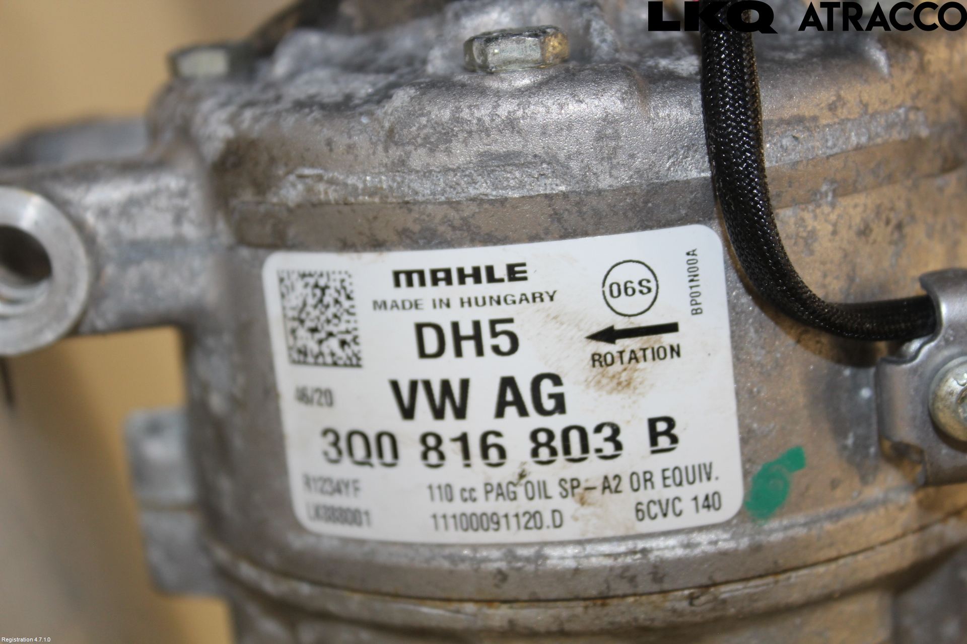 Volkswagen VW GOLF / E-GOLF VIII 20- Ac Kompressor