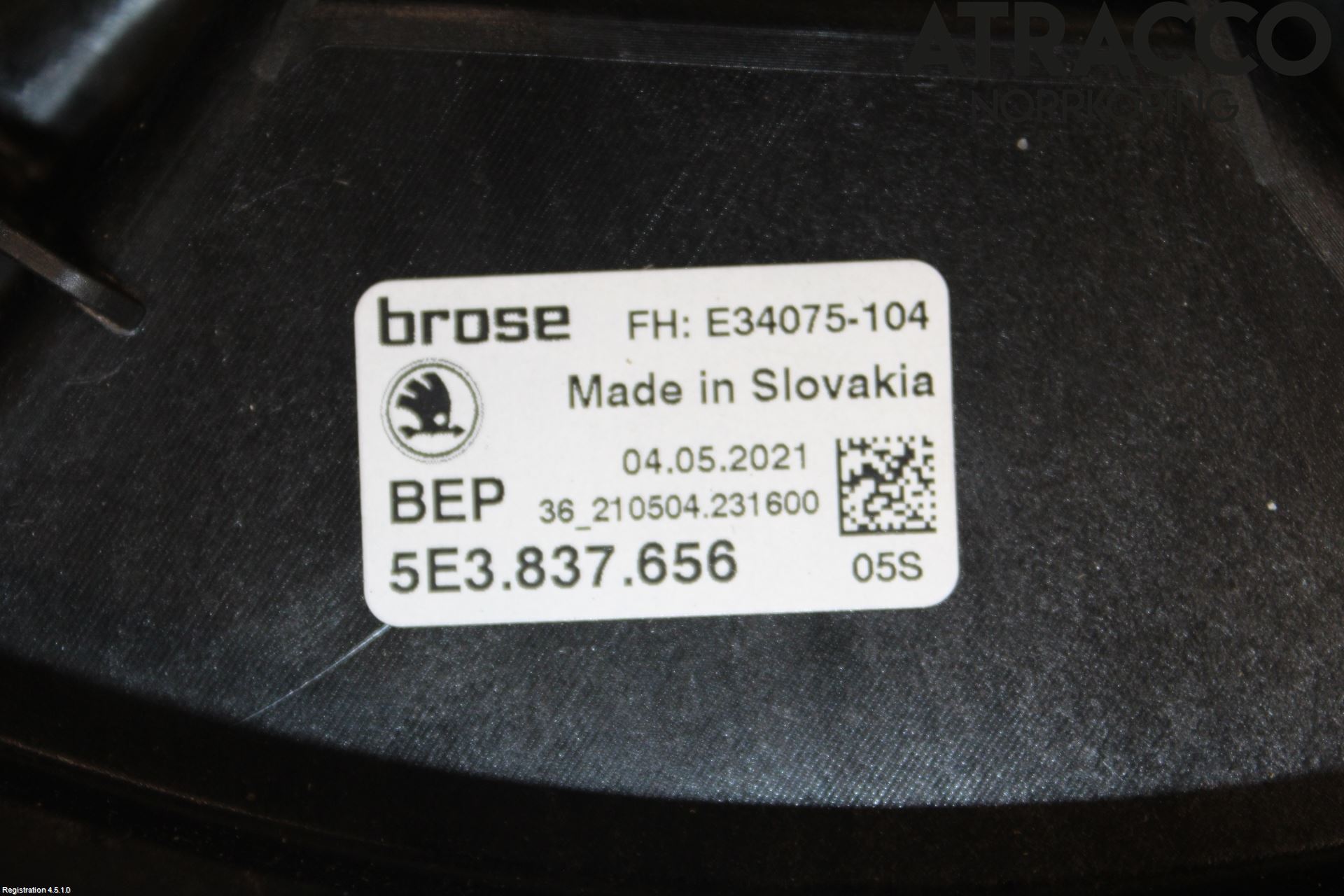 Skoda OCTAVIA (NX) 20- Fönsterhiss El Kompl