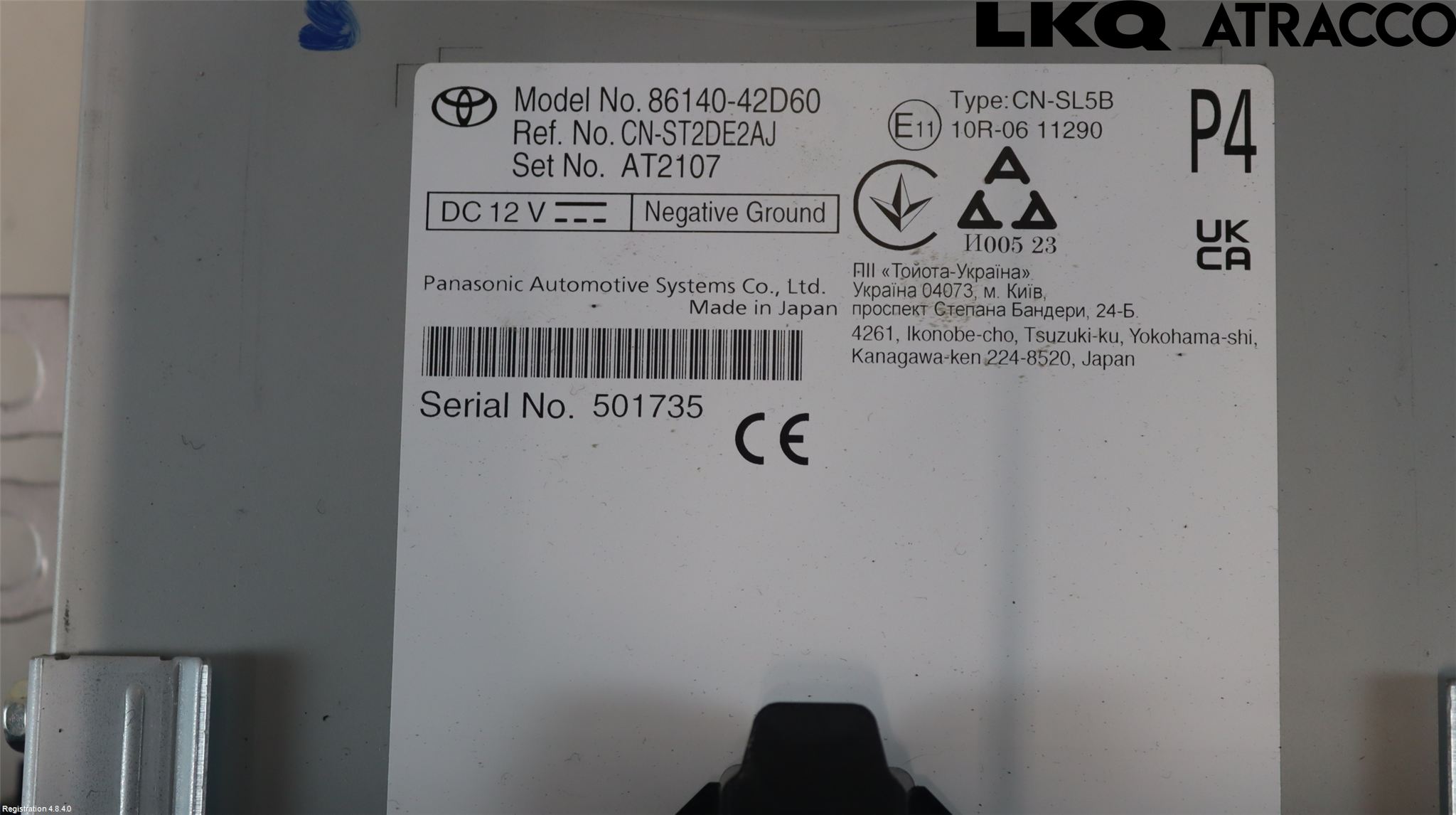 Toyota RAV4 19- Cd Radio - Multimediapanel