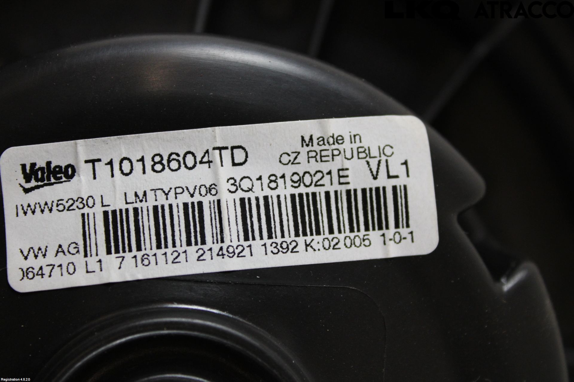 Volkswagen VW TRANSP/CARAVELLE (T7) 22-24 Värmefläkt