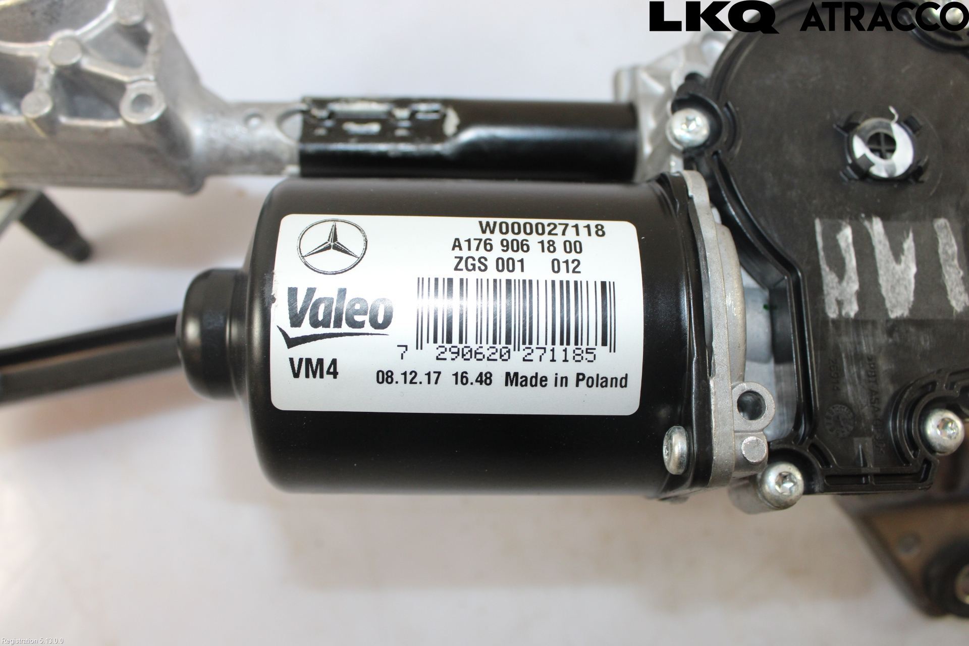 Mercedes-Benz MB CLA-KLASS (C117/X117) 13-19 Torkarmekanism Vindruta