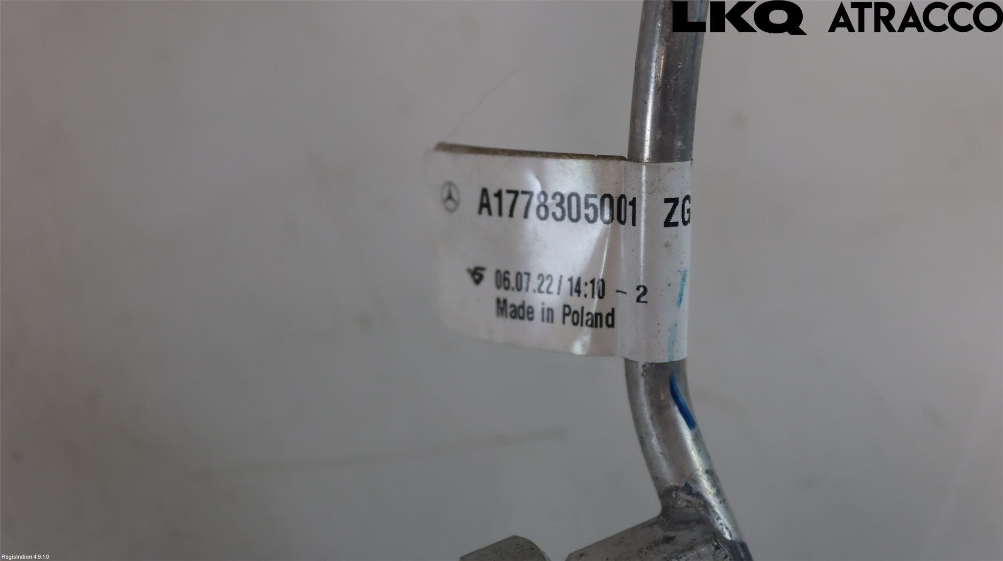 Mercedes-Benz MB CLA-KLASS (C118/X118) 19- Ac Slang-Rör