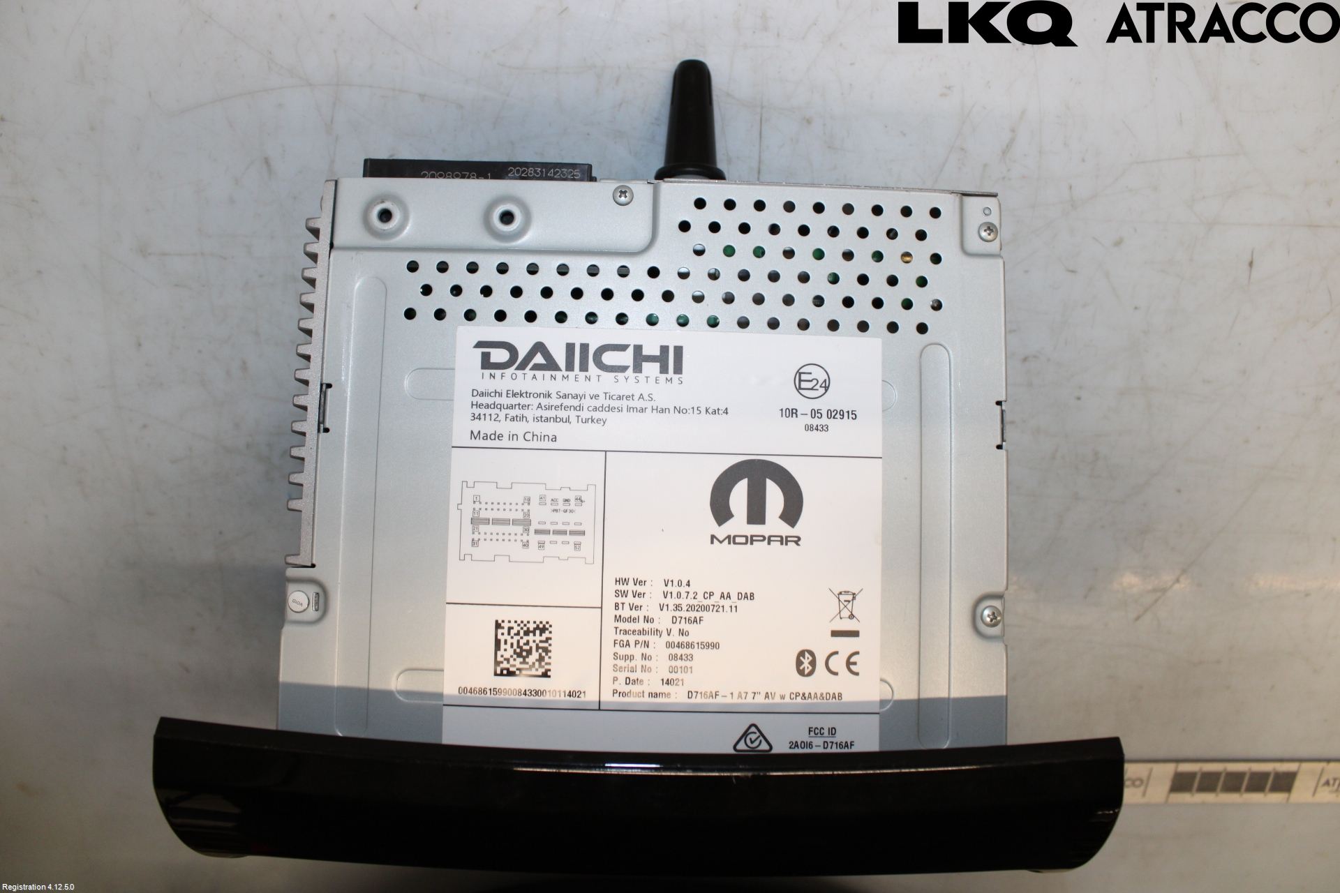 Fiat DUCATO 15-23 Cd Radio - Multimediapanel